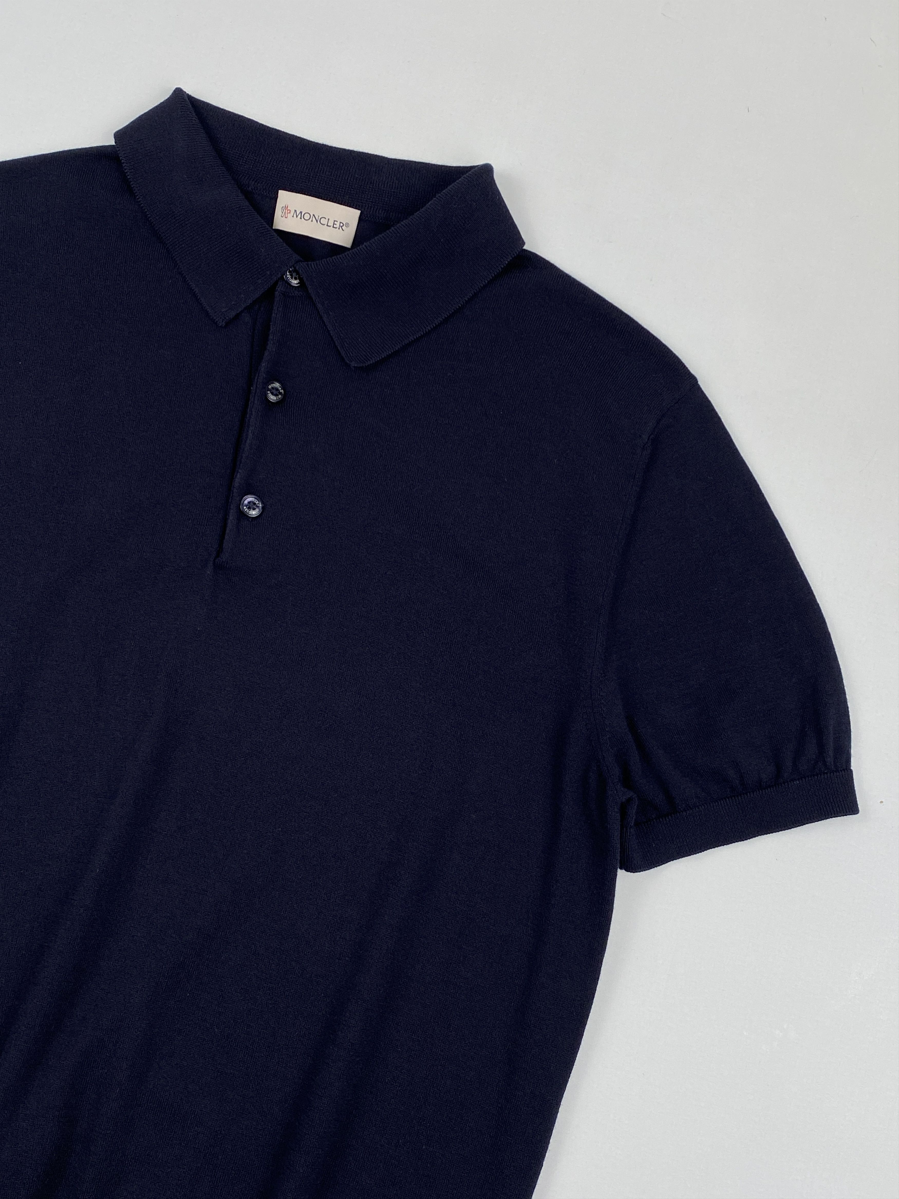 Moncler S/S 2021 Maglia Tricot Polo Shirt Size L / US 10 / IT 46 - 5 Thumbnail