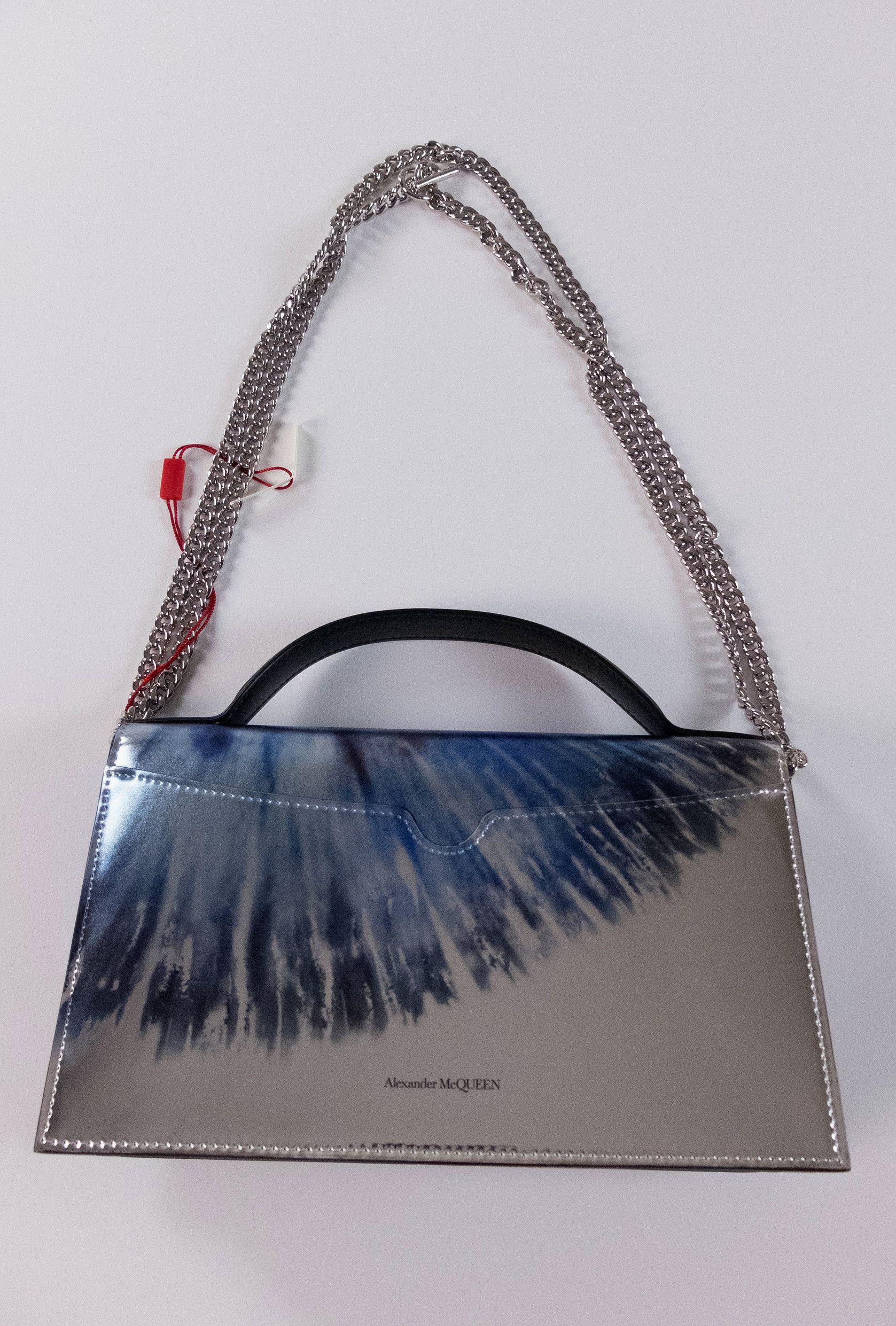 Alexander McQueen ALEXANDER MCQUEEN Galactic Iris leather flap shoulder bag q Size ONE SIZE - 10 Thumbnail