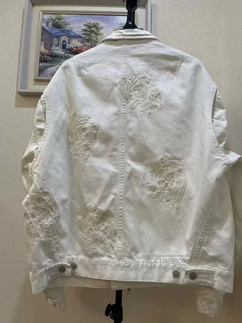 Dries Van Noten Dries Van Noten Embroidered Denim Jacket Size US L / EU 52-54 / 3 - 2 Thumbnail