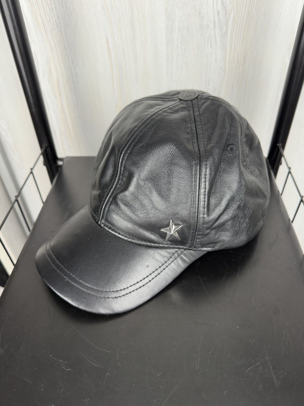 Mugler mugler x h&m leather baseball cap METAL STAR STUDDED RARE XL Size ONE SIZE - 4 Thumbnail