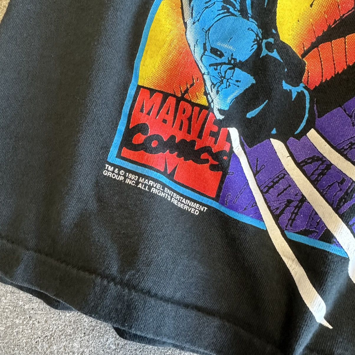 Cartoon Network × Marvel Comics × Vintage Vintage 1993 Wolverine Marvel Comics t shirt Size US L / EU 52-54 / 3 - 3 Thumbnail