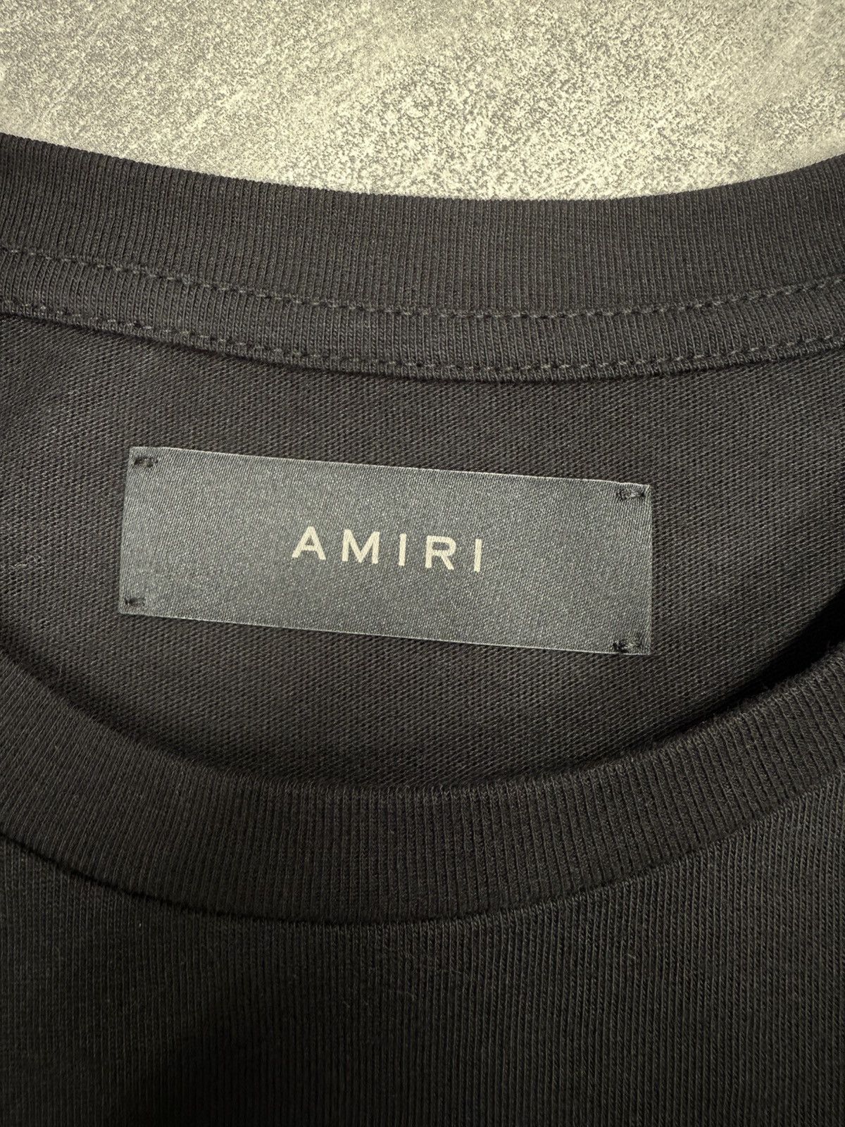 Amiri Pegasus Script Logo Tee Black Size US M / EU 48-50 / 2 - 5 Thumbnail