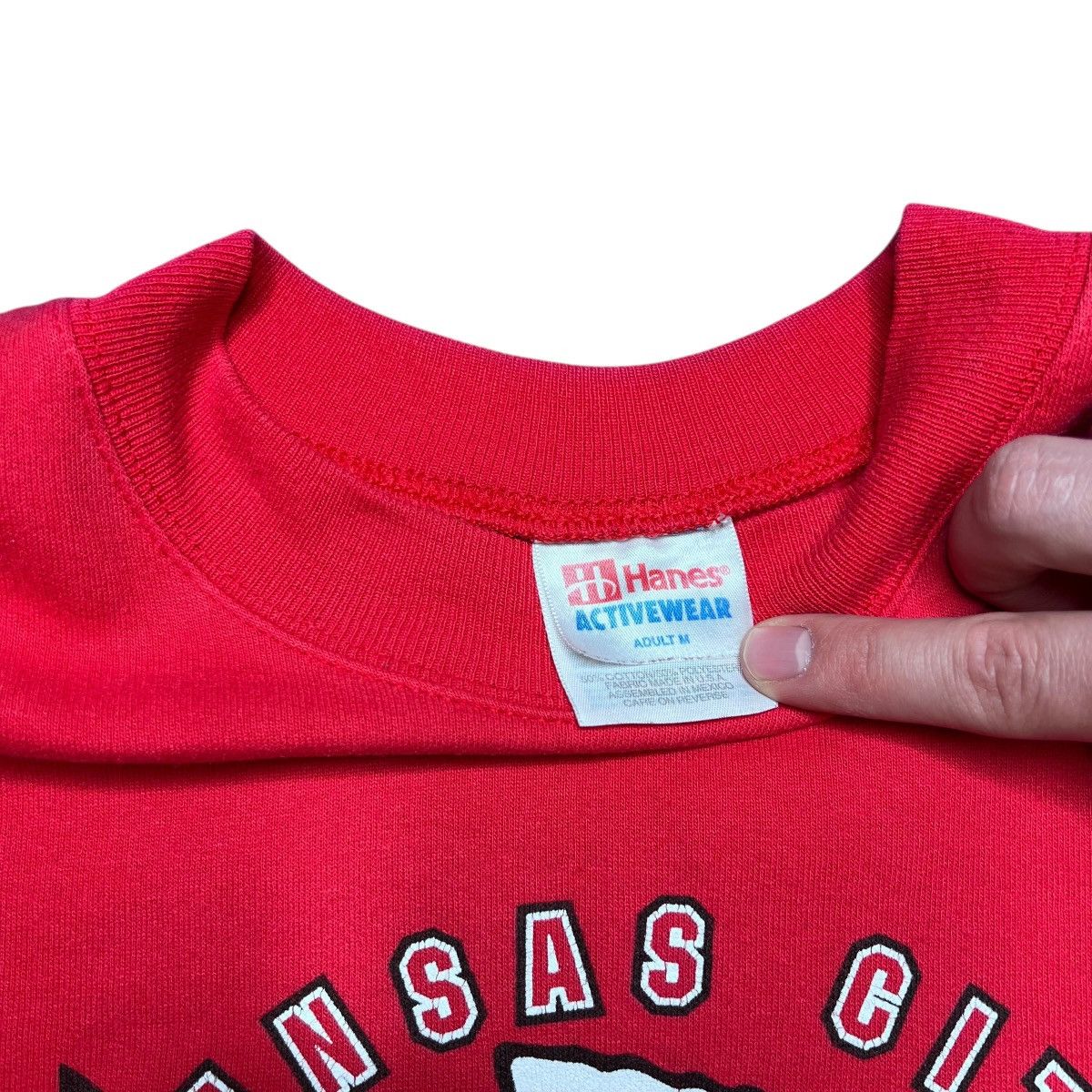 NFL 1997 NFL Kansas City Chiefs Spell Out 3D Graphic Sweatshirt Size US M / EU 48-50 / 2 - 2 Thumbnail