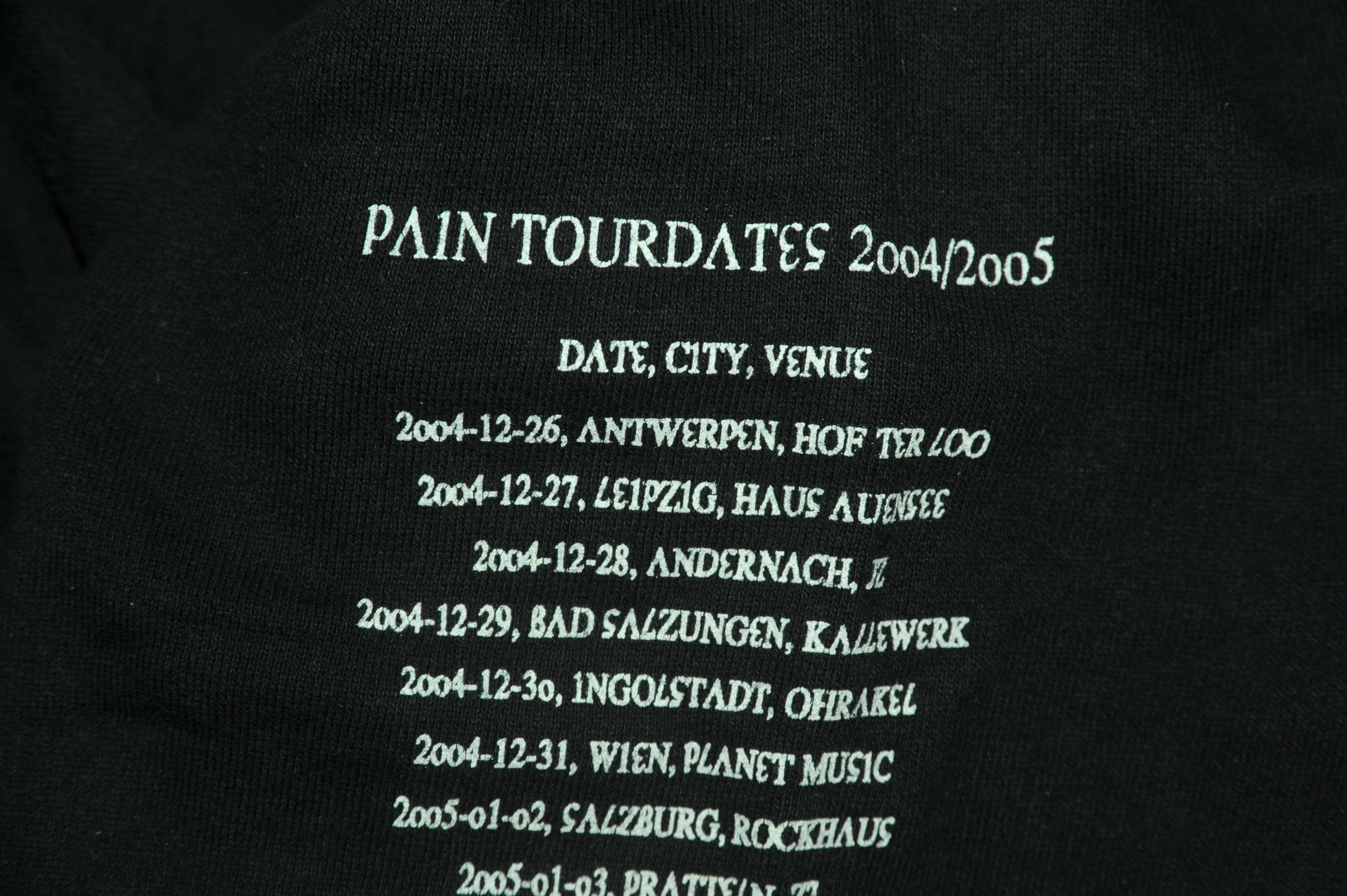 Vintage 2004/2005 Pain - Life is Overrated Tour Hoodie Size US XL / EU 56 / 4 - 3 Thumbnail