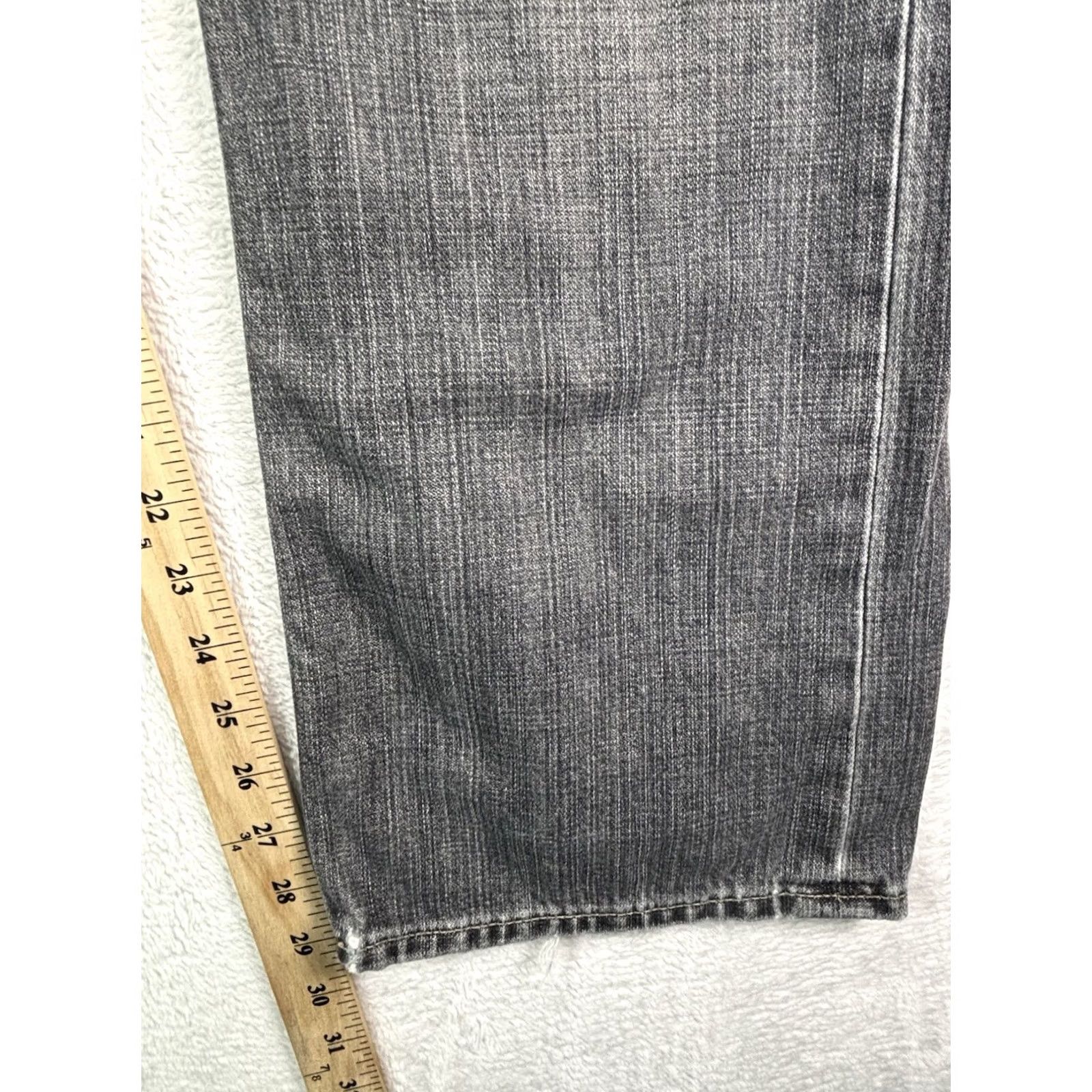 Banana Republic Banana Republic Men's Black Denim Jeans 32x30 Straight Leg Regular Rise 5-Pocket Stretch Cotton Blend Denim Shirt? Size US 32 / EU 48 - 4 Thumbnail
