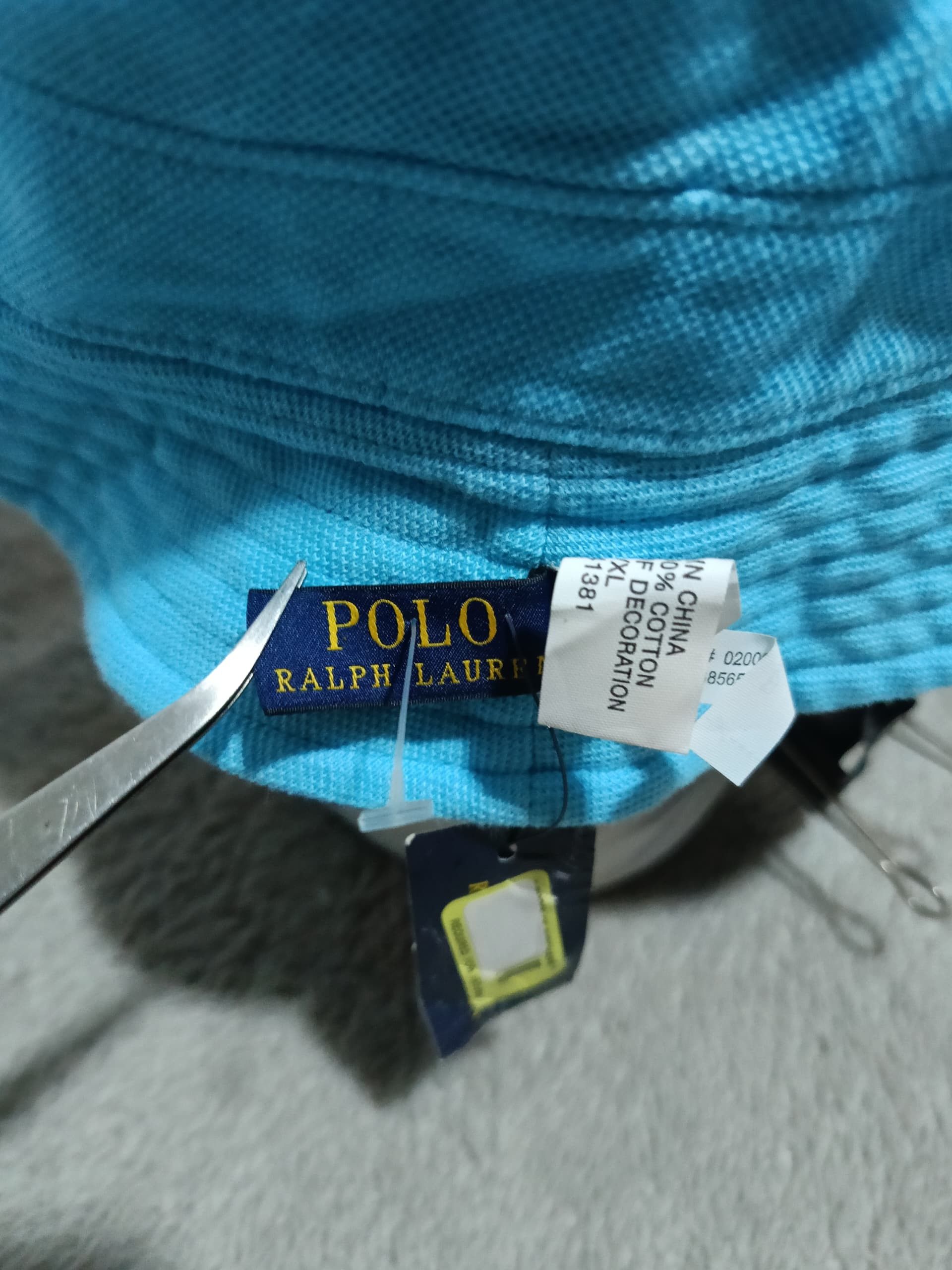 Ralph Lauren NWT Polo Ralph Lauren Reversible Pique Bucket Hat L/XL Size ONE SIZE - 7 Thumbnail