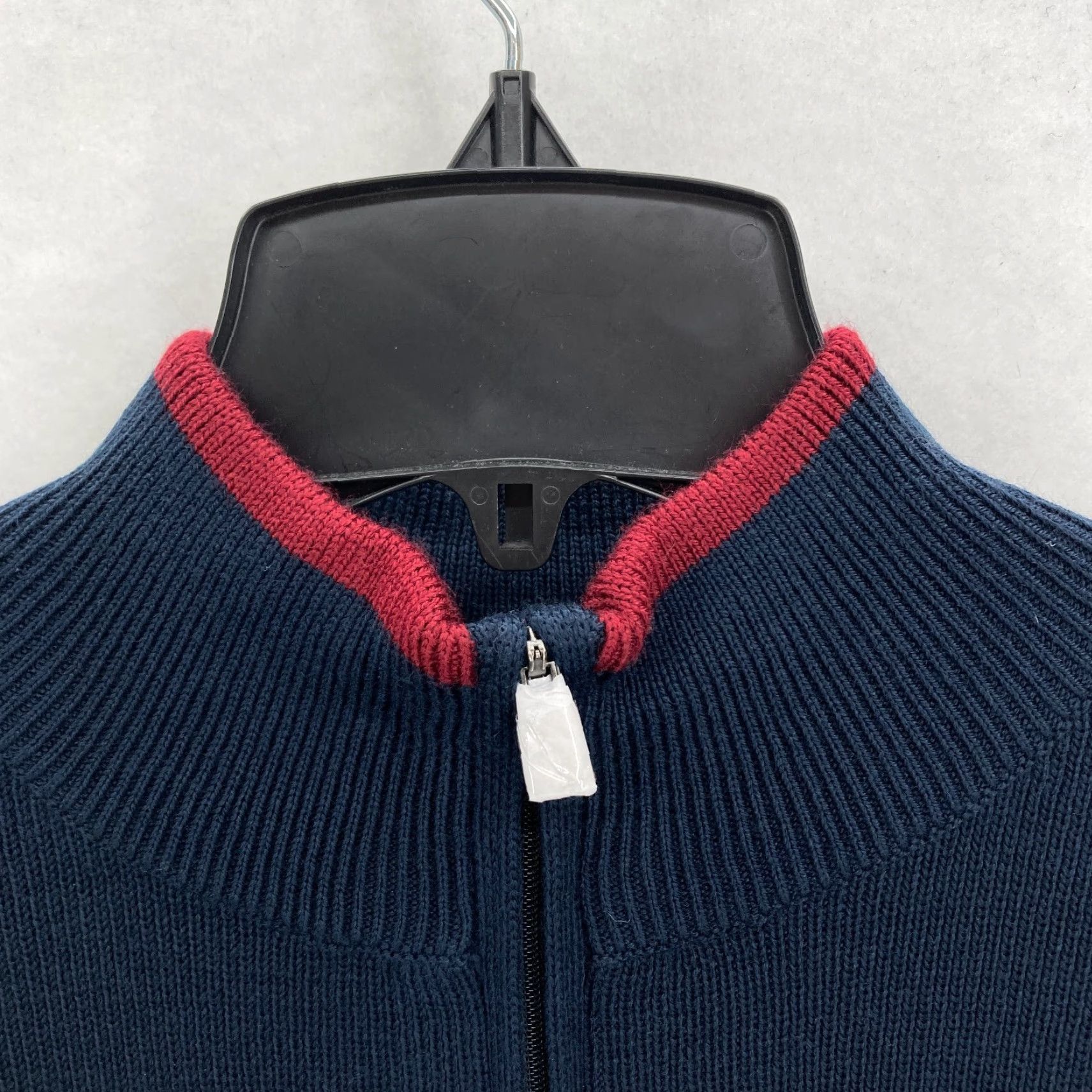 Brooks Brothers Brooks Brothers NetJets Merino Wool Quarter Zip Sweater Mens XL Navy Blue Preppy Size US XL / EU 56 / 4 - 4 Thumbnail