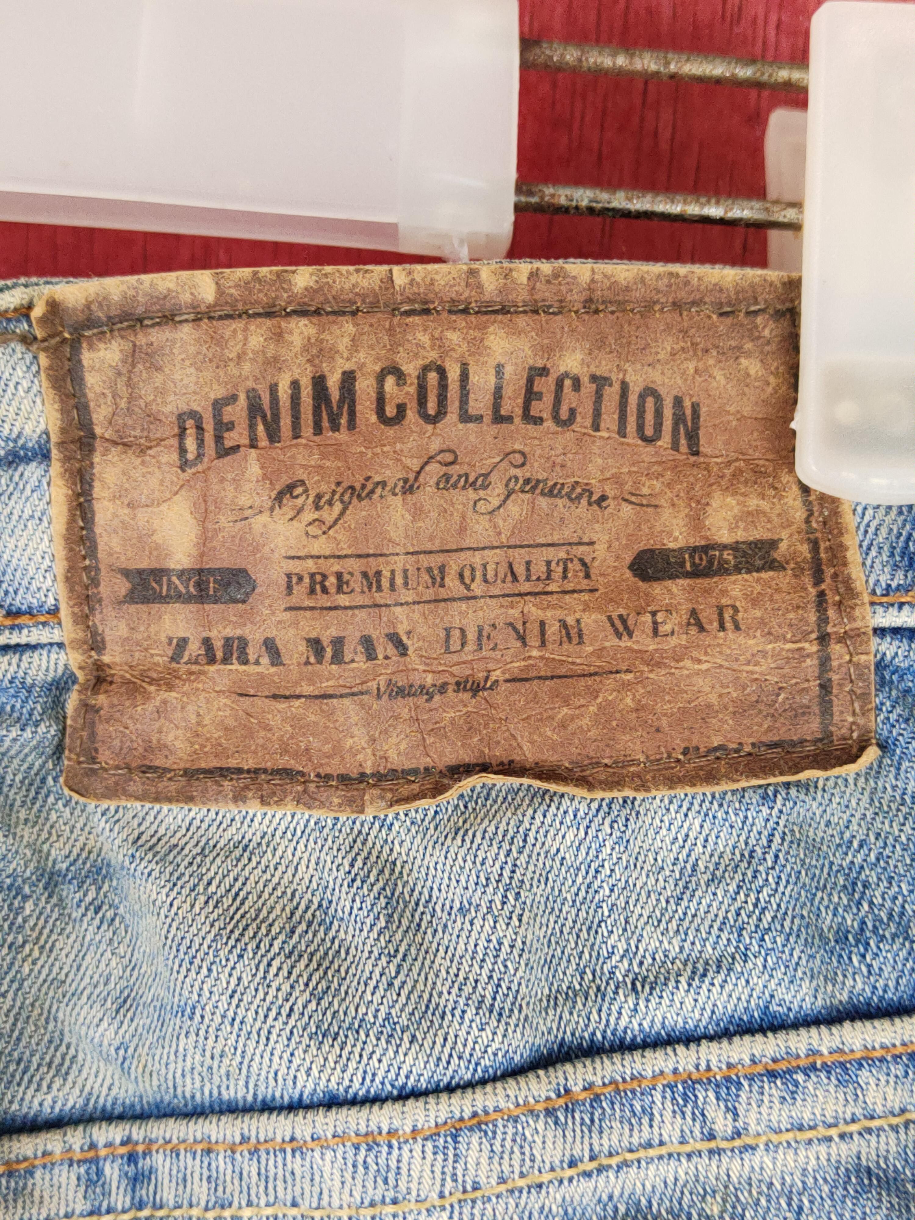 Japanese Brand Zara Man vintage Blue Faded Distressed jeans Denim #S1532 Size US 31 - 12 Thumbnail