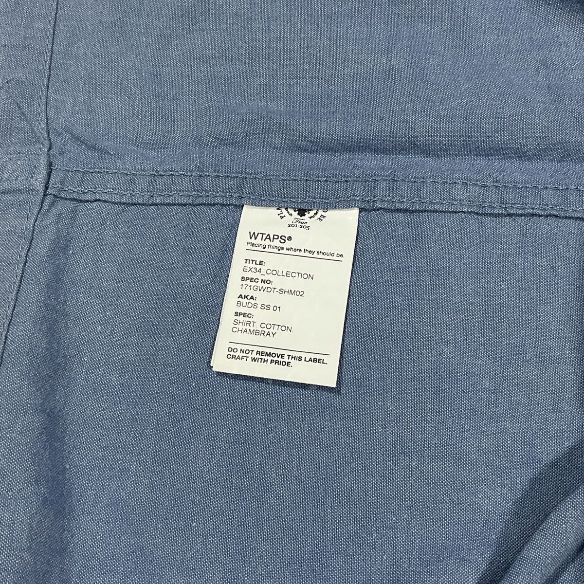 Wtaps WTAPS BUDS SS 01 SHIRT. COTTON. CHAMBRAY 2017 Size US L / EU 52-54 / 3 - 5 Thumbnail