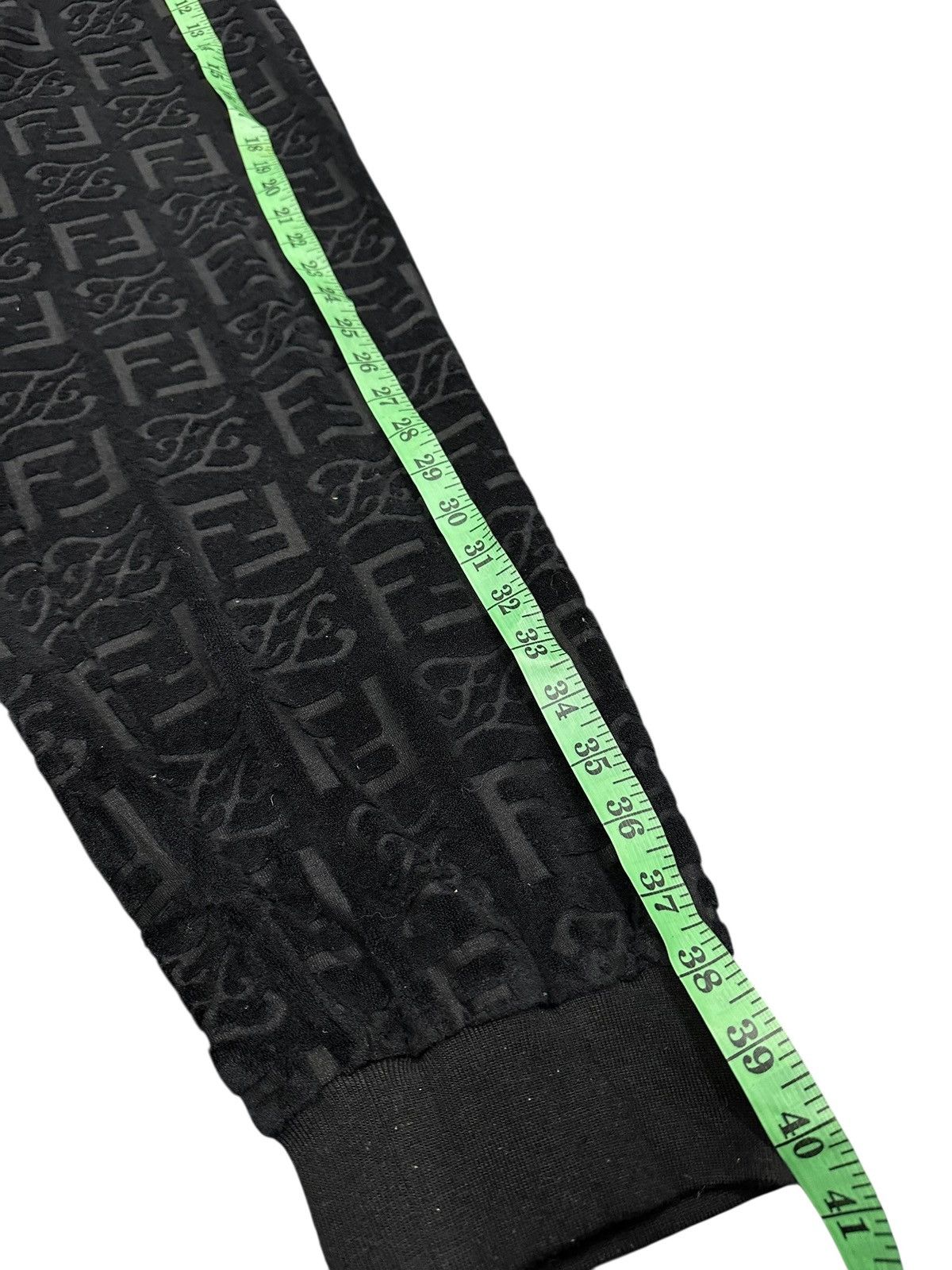 Fendi Fendi 3D Monogram Velvet Jogger Pant Size US 34 / EU 50 - 10 Thumbnail