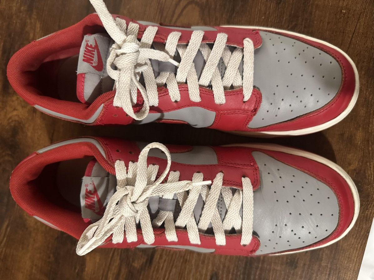 Nike Nike Dunk Low Retro UNLV (2021) Grey and Varsity Red Size US 12 / EU 45 - 6 Thumbnail