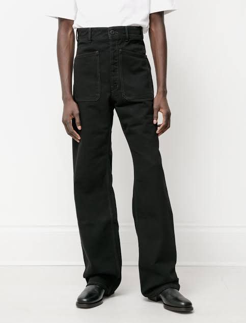 Lemaire Sailor Jean - Black - 46 Size US 30 / EU 46 - 1 Thumbnail