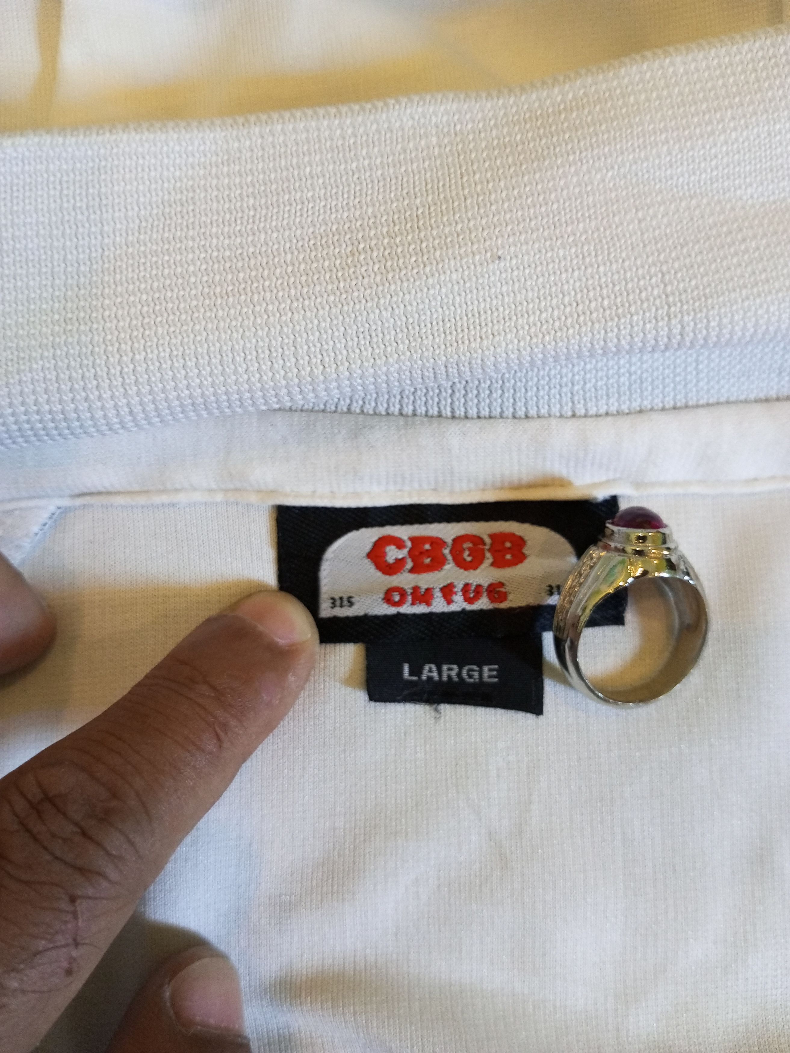 Japanese Brand BINDING OFFER Vintage CBGB Home Of Underground rock tracktop Size US L / EU 52-54 / 3 - 8 Thumbnail