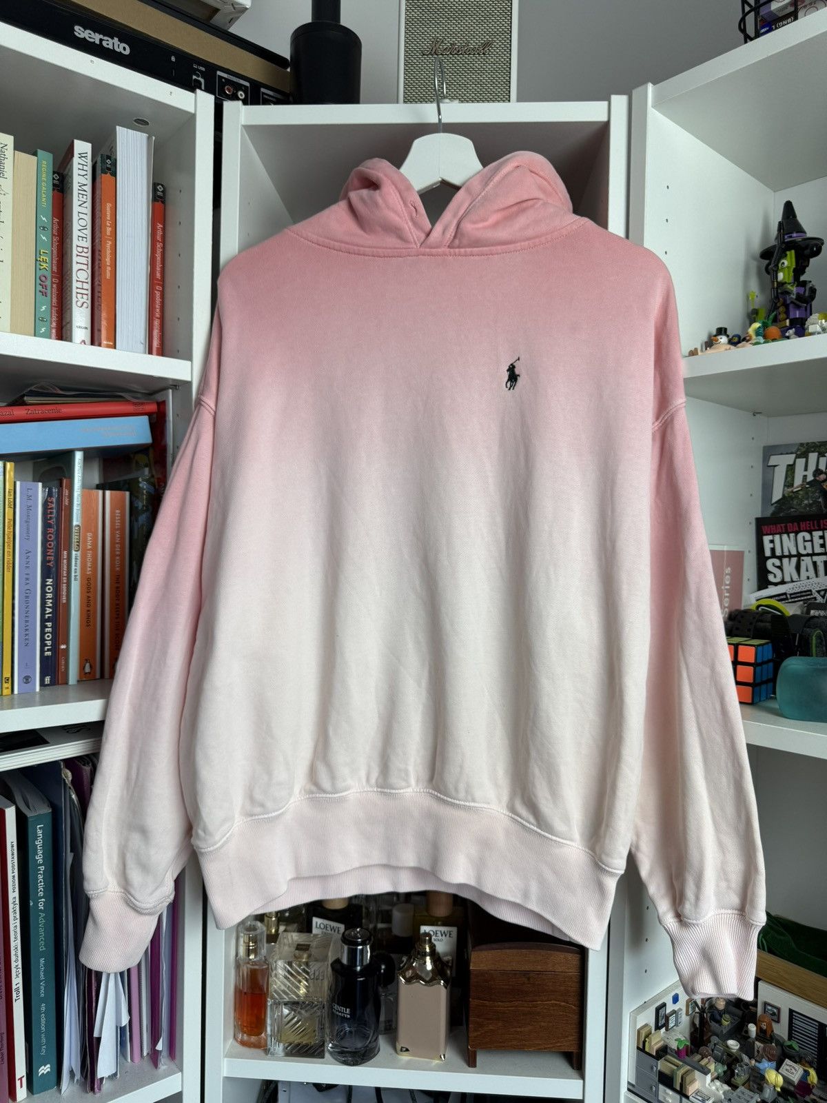 Designer × Polo Ralph Lauren × Ralph Lauren Polo Ralph Lauren two tone tie die boxy hoodie S old money Size S / US 4 / IT 40 - 1 Thumbnail