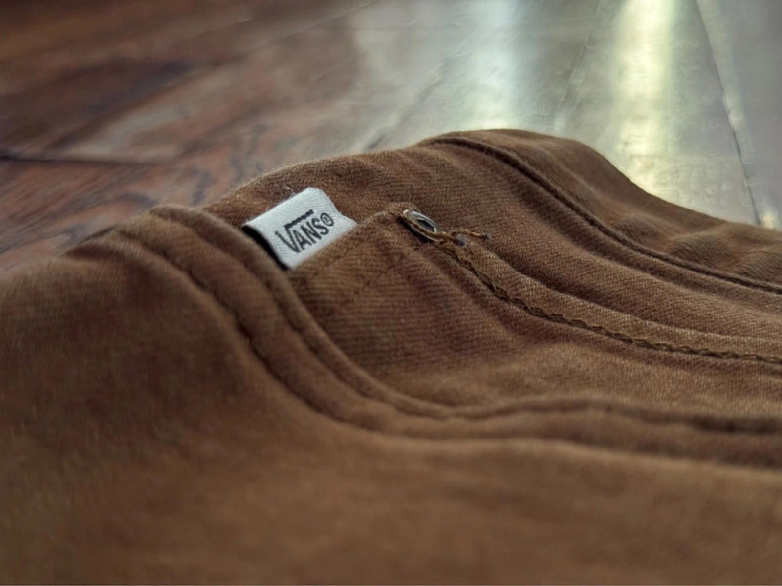 Vans Vans Khaki Denim Size US 30 / EU 46 - 4 Thumbnail