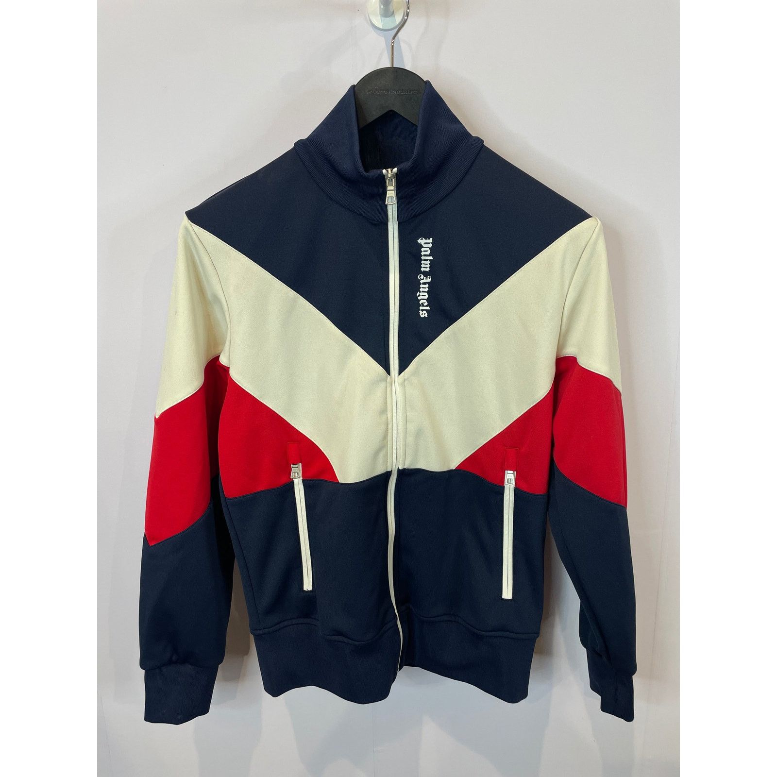 Palm Angels Palm Angels Track Jacket Navy White Red Used Small Size US S / EU 44-46 / 1 - 1 Thumbnail