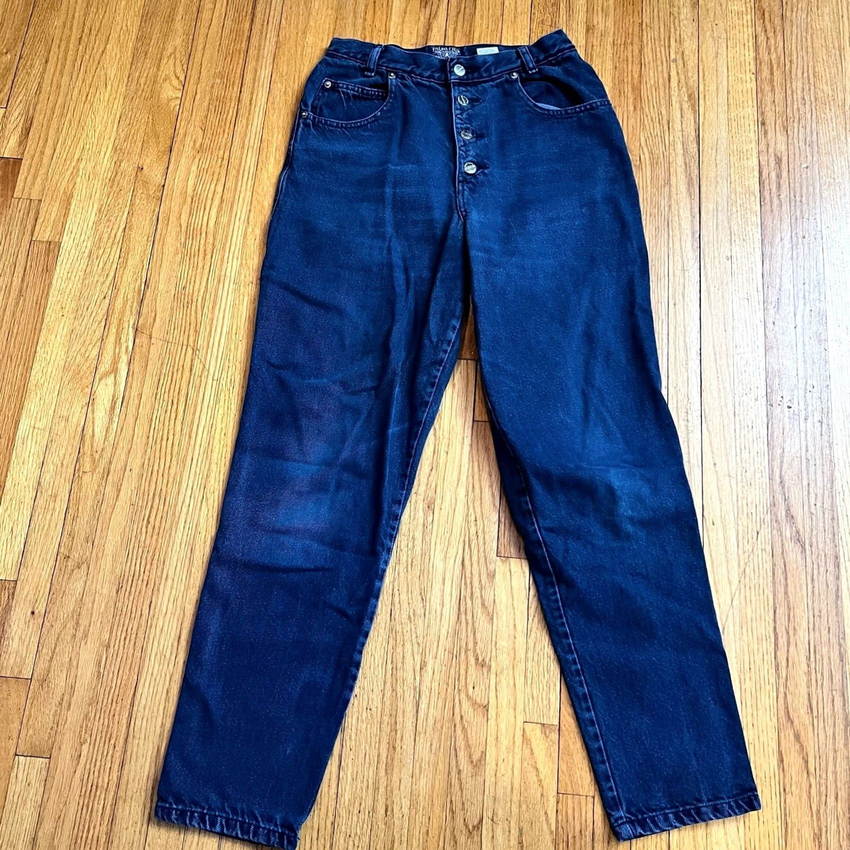 Vintage VINTAGE Palmettos Jeans Womens 11 High Rise 80s Button Front Tapered Mom Blue Womens Jeans 11 High Rise 80s Vintage Button Front Tapered Mom Blue Size 32" / US 10 / IT 46 - 2 Thumbnail