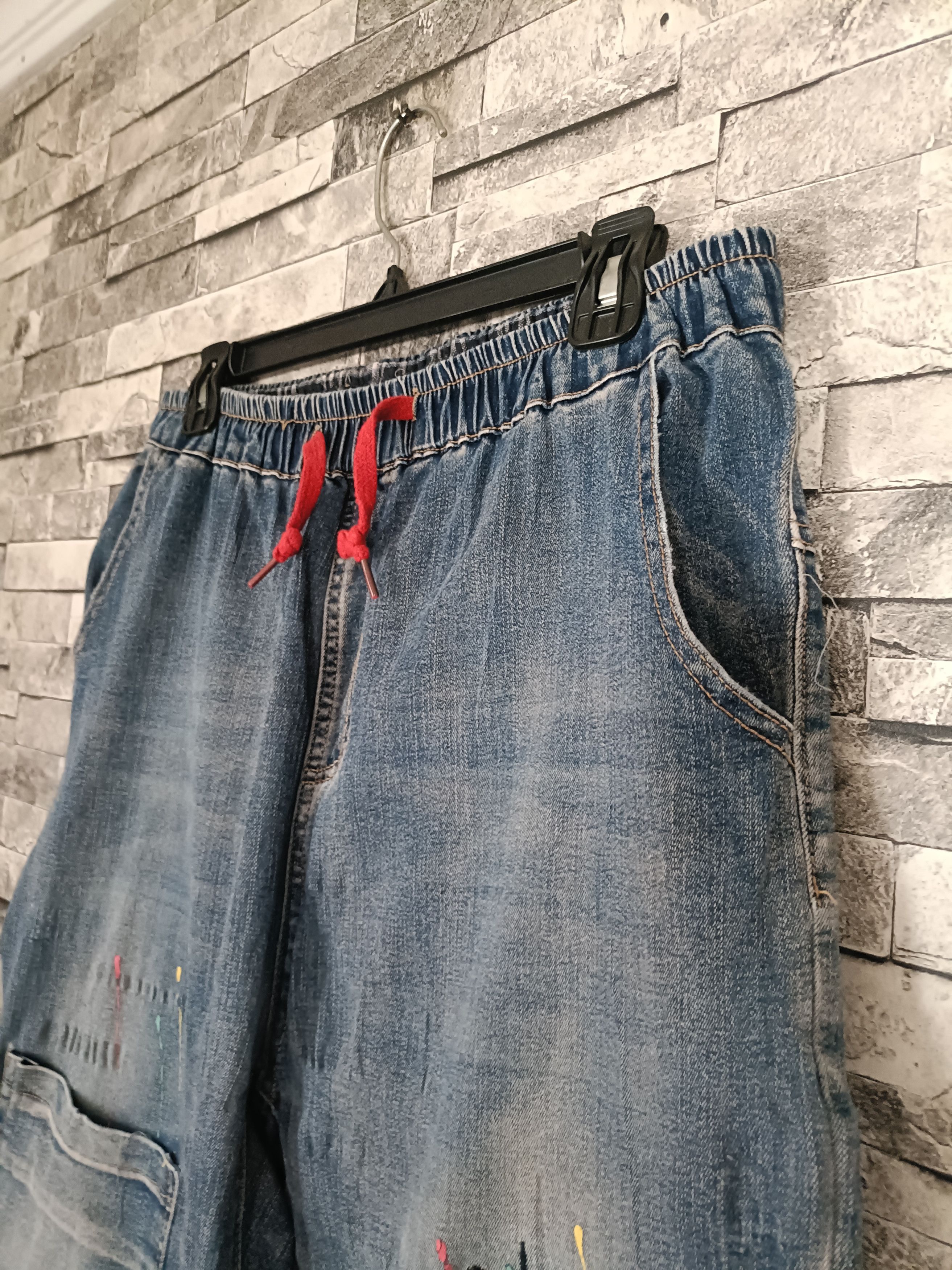 Disney Disney Mickey mouse embroidery baggy jogger jeans Size US 35 - 4 Thumbnail