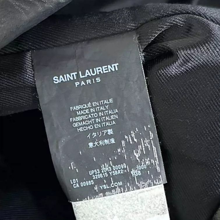 Saint Laurent Paris Saint Laurent Paris Classic motorcycle leather jacket 2505- Size XS / US 0-2 / IT 36-38 - 5 Thumbnail