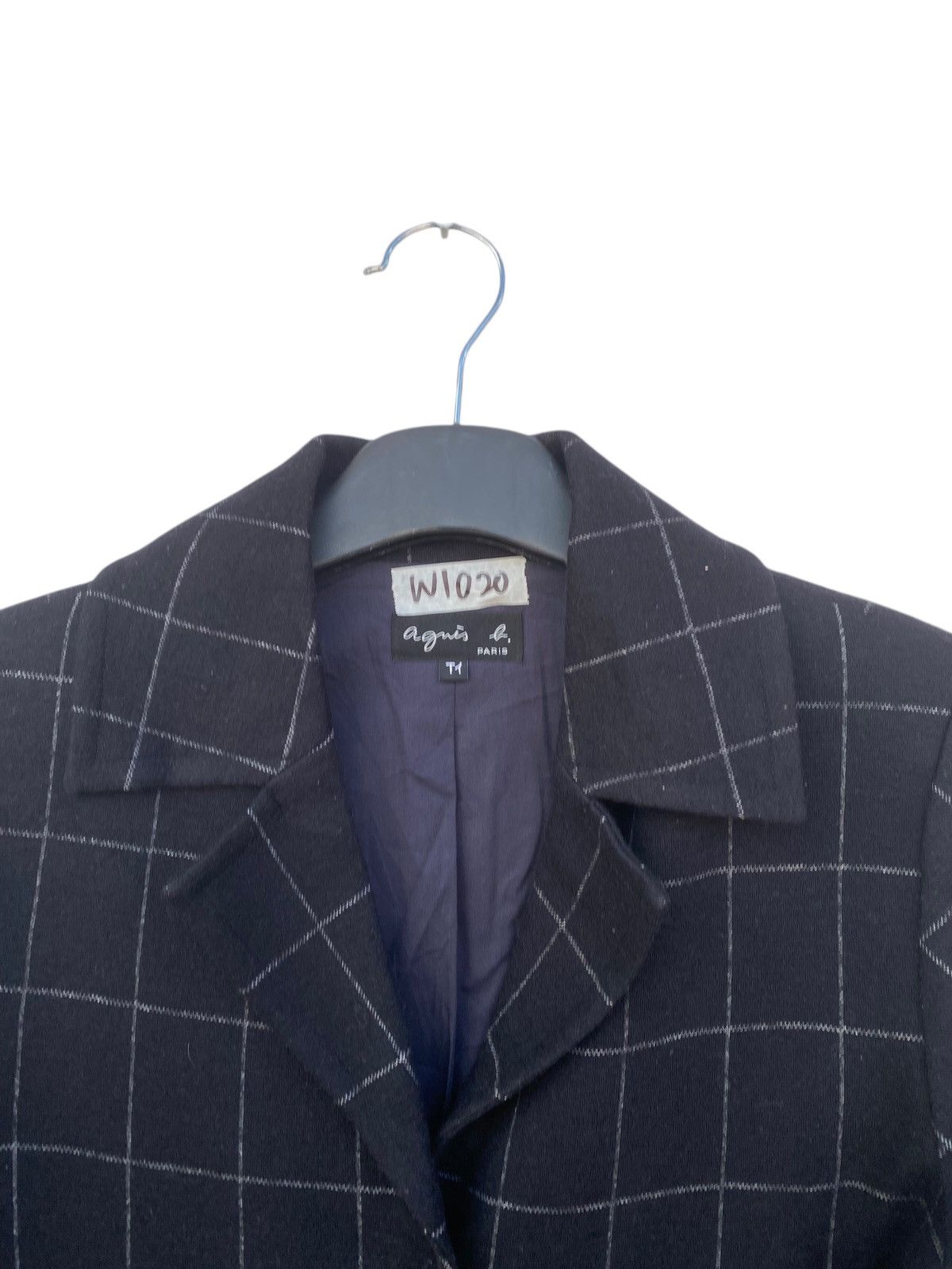 agnes b. AGNES B PLAID LONG JACKET Size S / US 4 / IT 40 - 4 Thumbnail