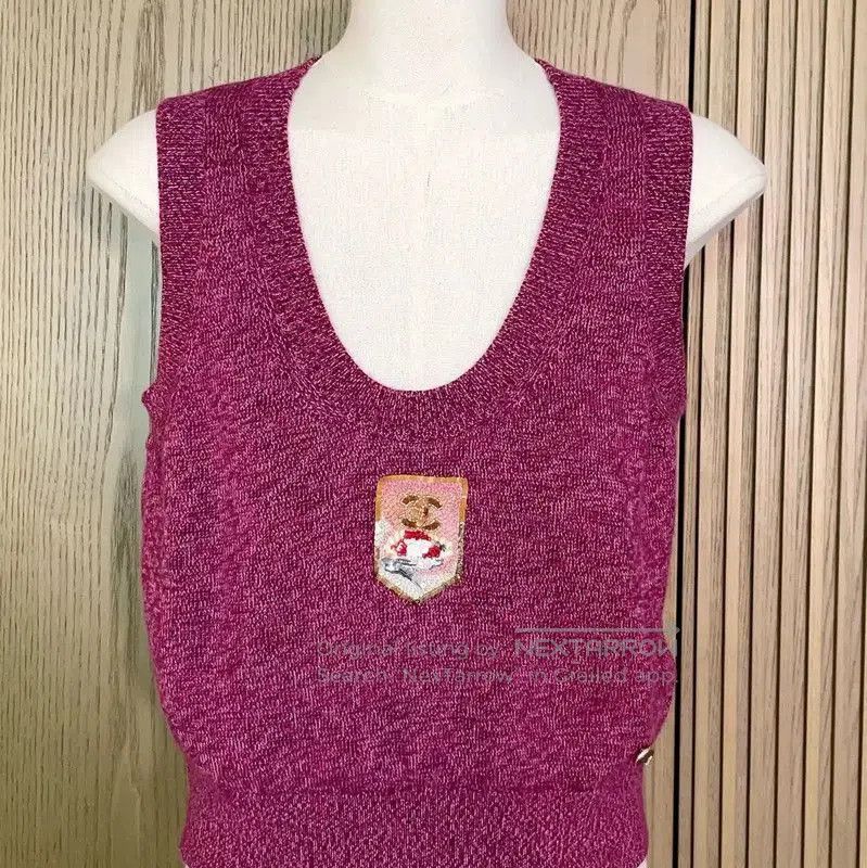 Chanel Chanel Spring Autumn Purple Cashmere Logo Sweater . Size S / US 4 / IT 40 - 4 Thumbnail