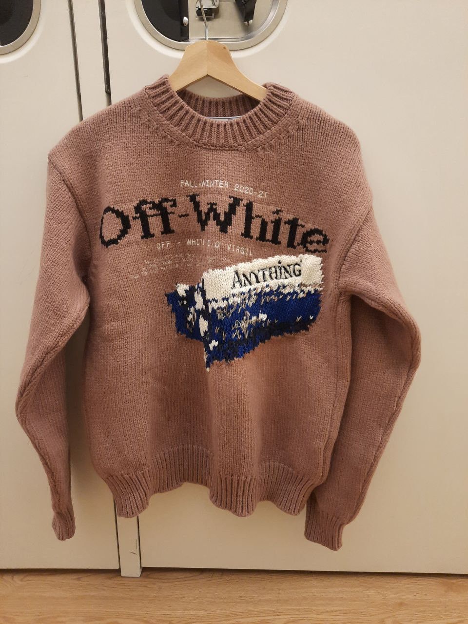 Off-White FW20 AW20 Embroidered Intarsia Sweater Size US S / EU 44-46 / 1 - 1 Thumbnail