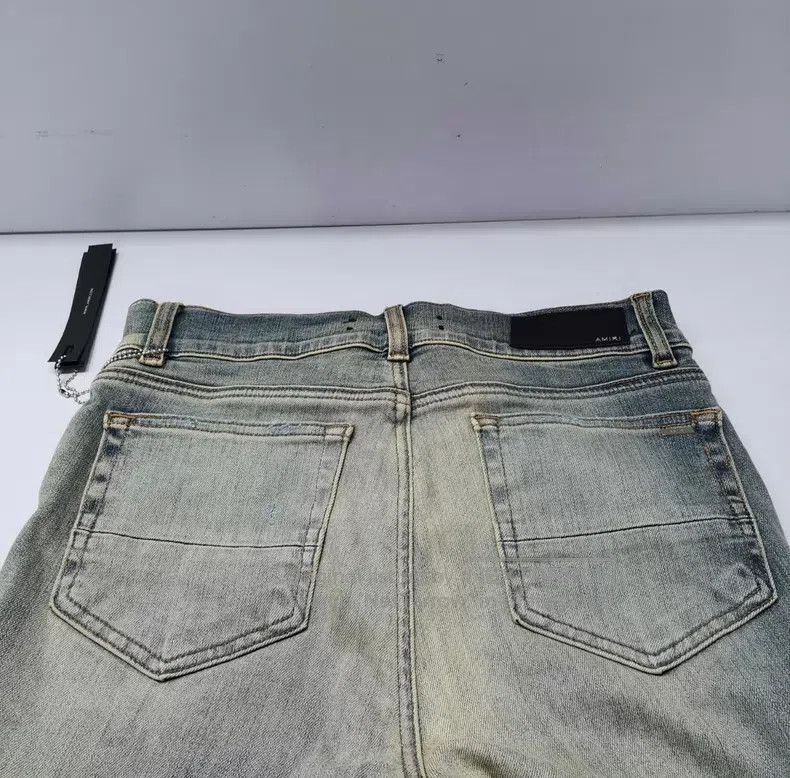 Amiri Amiri New double knee ripped denim jeans Size US 30 / EU 46 - 4 Thumbnail
