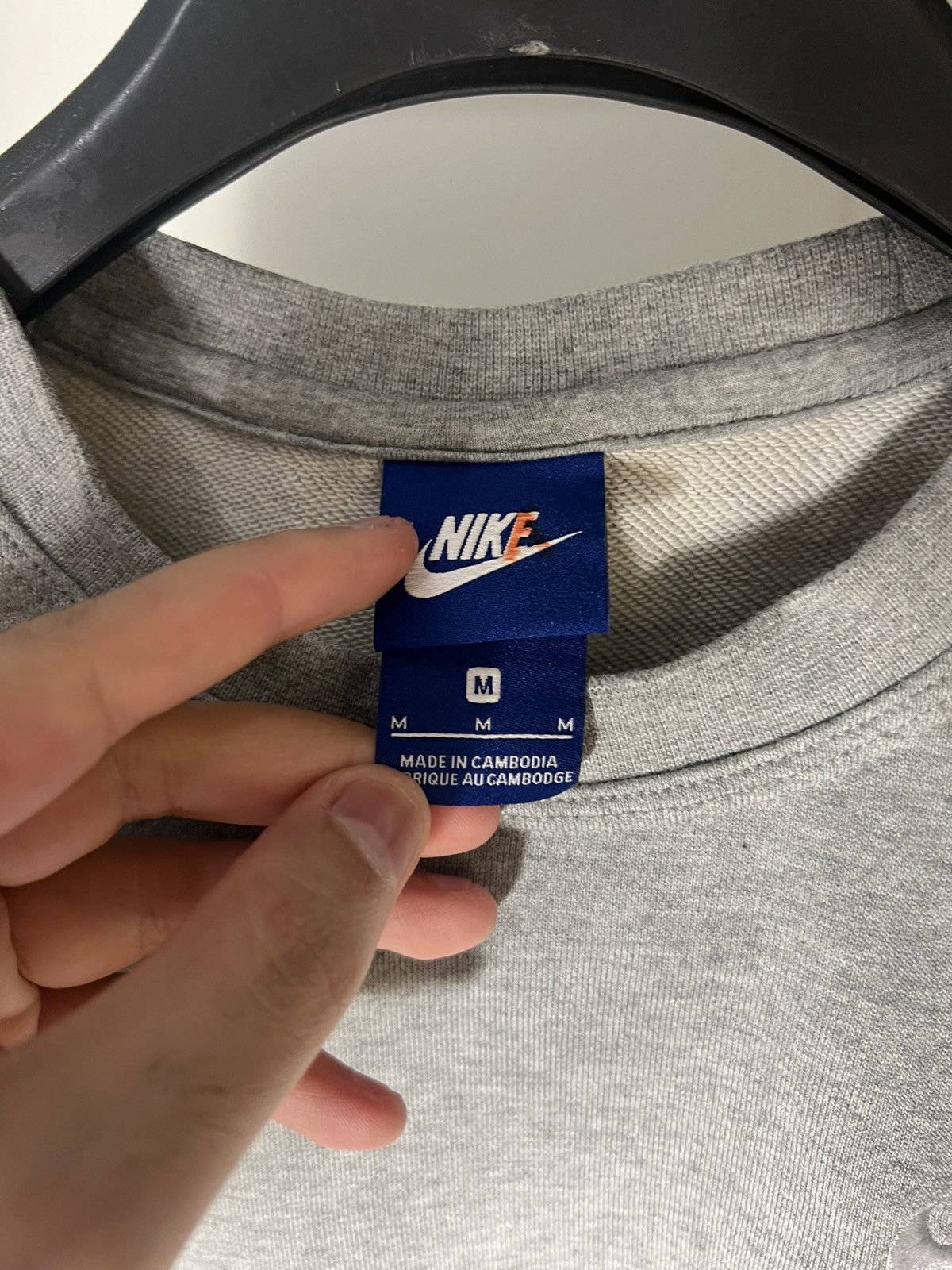 Nike × Vintage VERY RARE NIKE CLASSIC SWEATSHIRT RETRO DRILL JAPAN STYLE Size US M / EU 48-50 / 2 - 3 Thumbnail