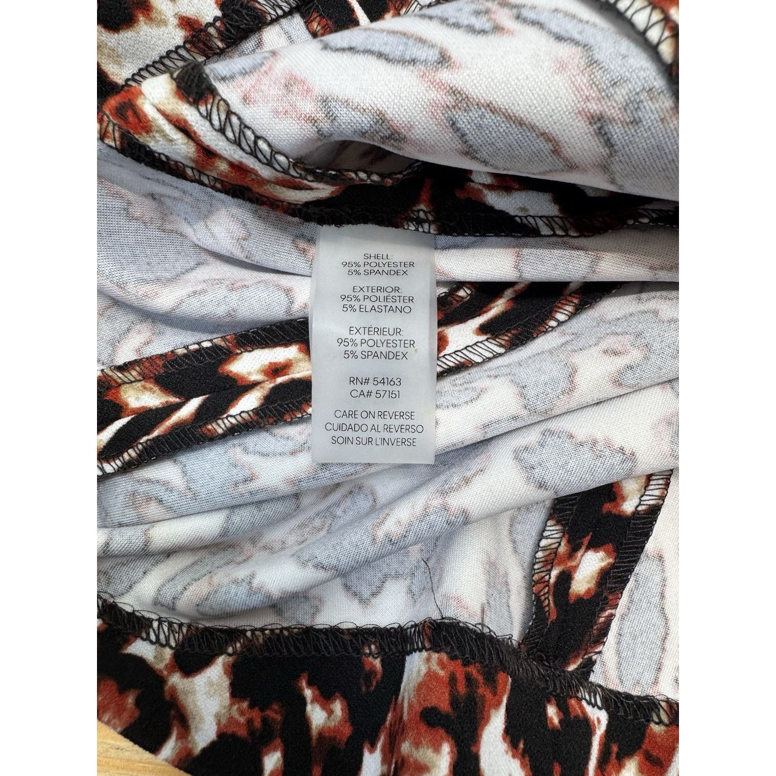 Calvin Klein Calvin Klein Sleeveless Crew Neck Animal Print Dress Size 8 Size M / US 6-8 / IT 42-44 - 10 Thumbnail