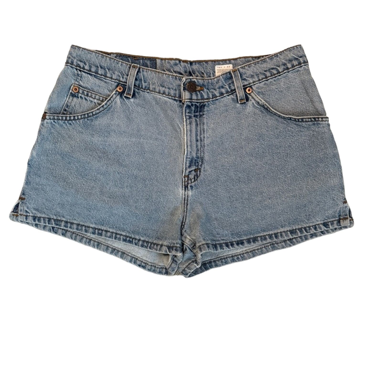 Levi's Levi’s Vintage90s Silver Tab 912 High Waist Denim Shorts Size 31" - 1 Thumbnail