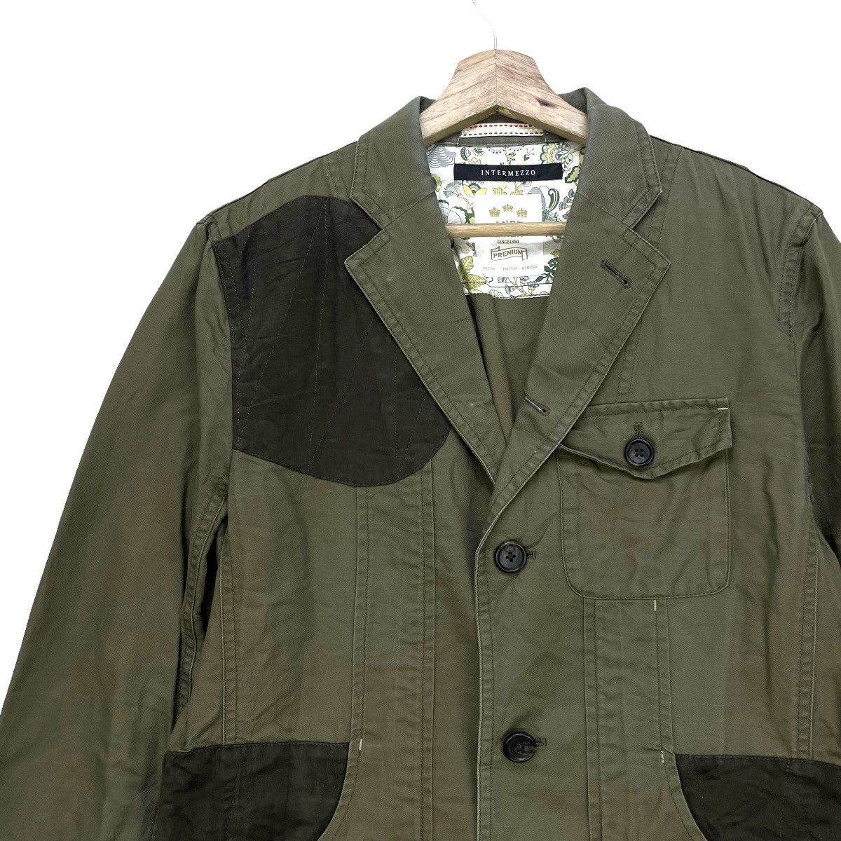Issey Miyake × Japanese Brand 💥Rare Japanese Brand Intermezzo Pacthwork Style Jacket Size US M / EU 48-50 / 2 - 4 Thumbnail