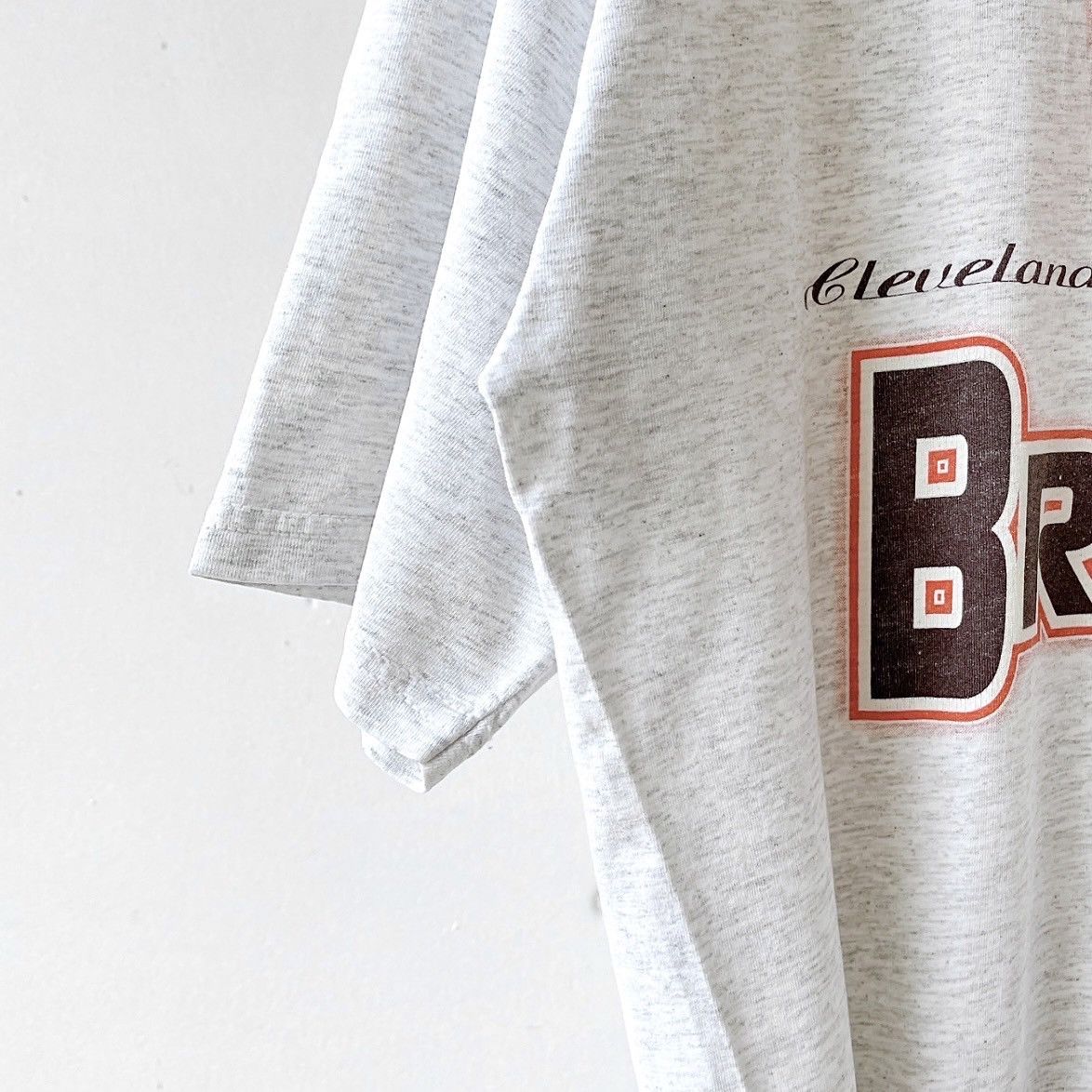 Vintage 90s Cleveland Brown NFL t-shirt/ XL Size US XL / EU 56 / 4 - 5 Thumbnail