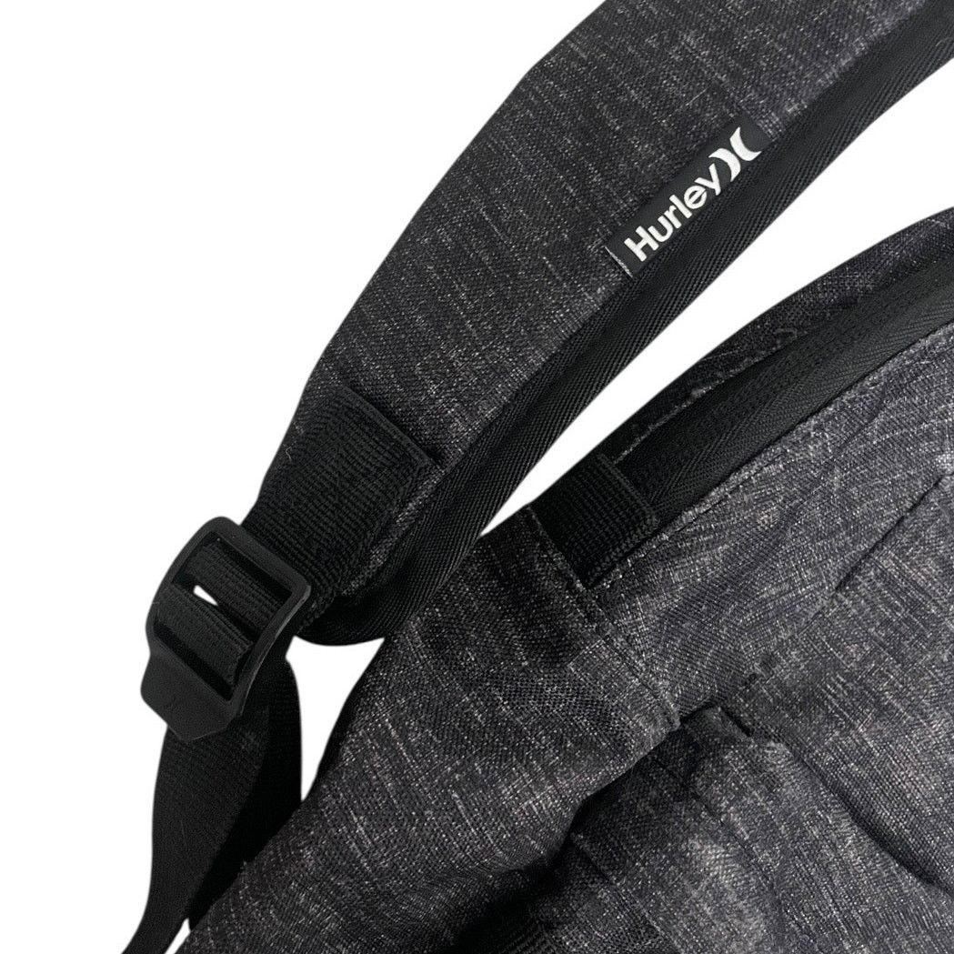 Hurley Hurley Grey & Black Unisex Backpack Size ONE SIZE - 4 Thumbnail