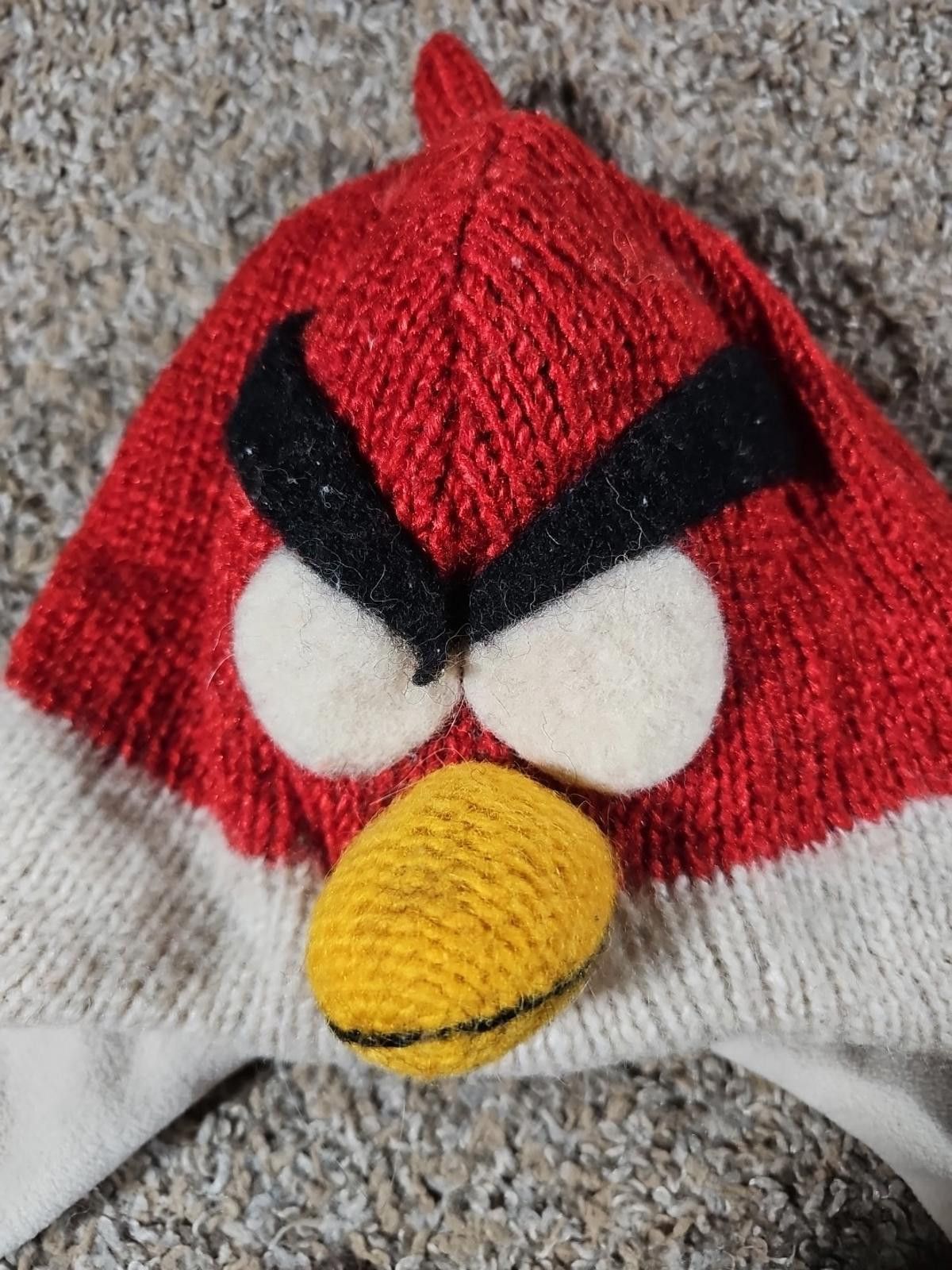 Other 100% Wool Angry Birds Winter Hat Beanie Size ONE SIZE - 2 Thumbnail