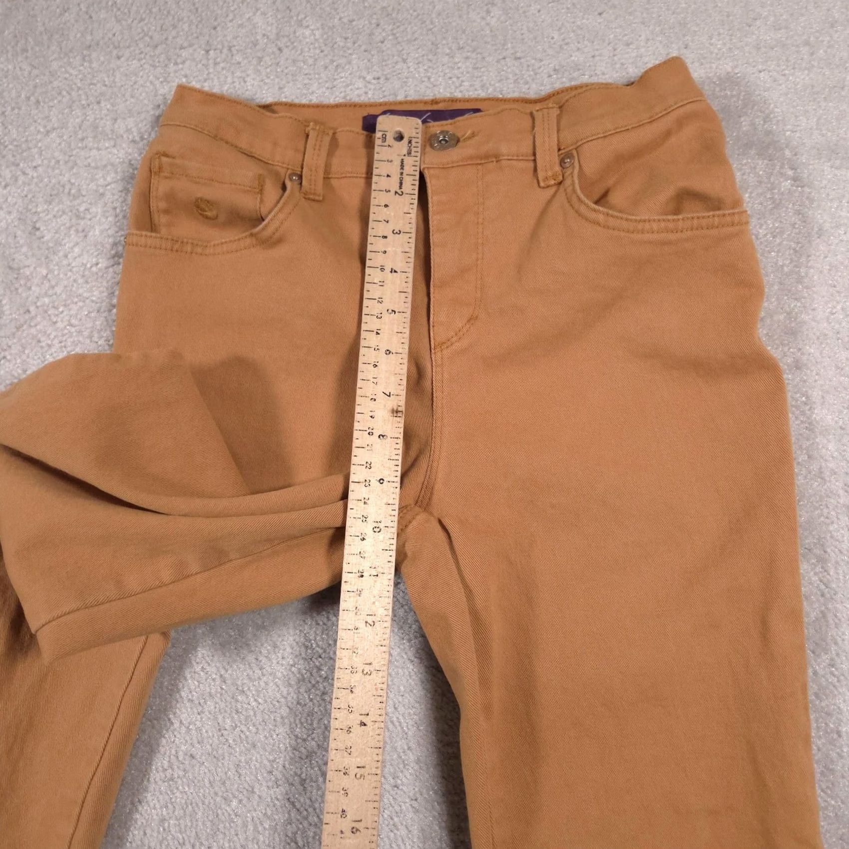 Gloria Vanderbilt Gloria Vanderbilt Pants Womens 4 Petite Brown Amanda Straight Leg Stretch Casual Pants Size 27" / US 4 / IT 40 - 6 Thumbnail