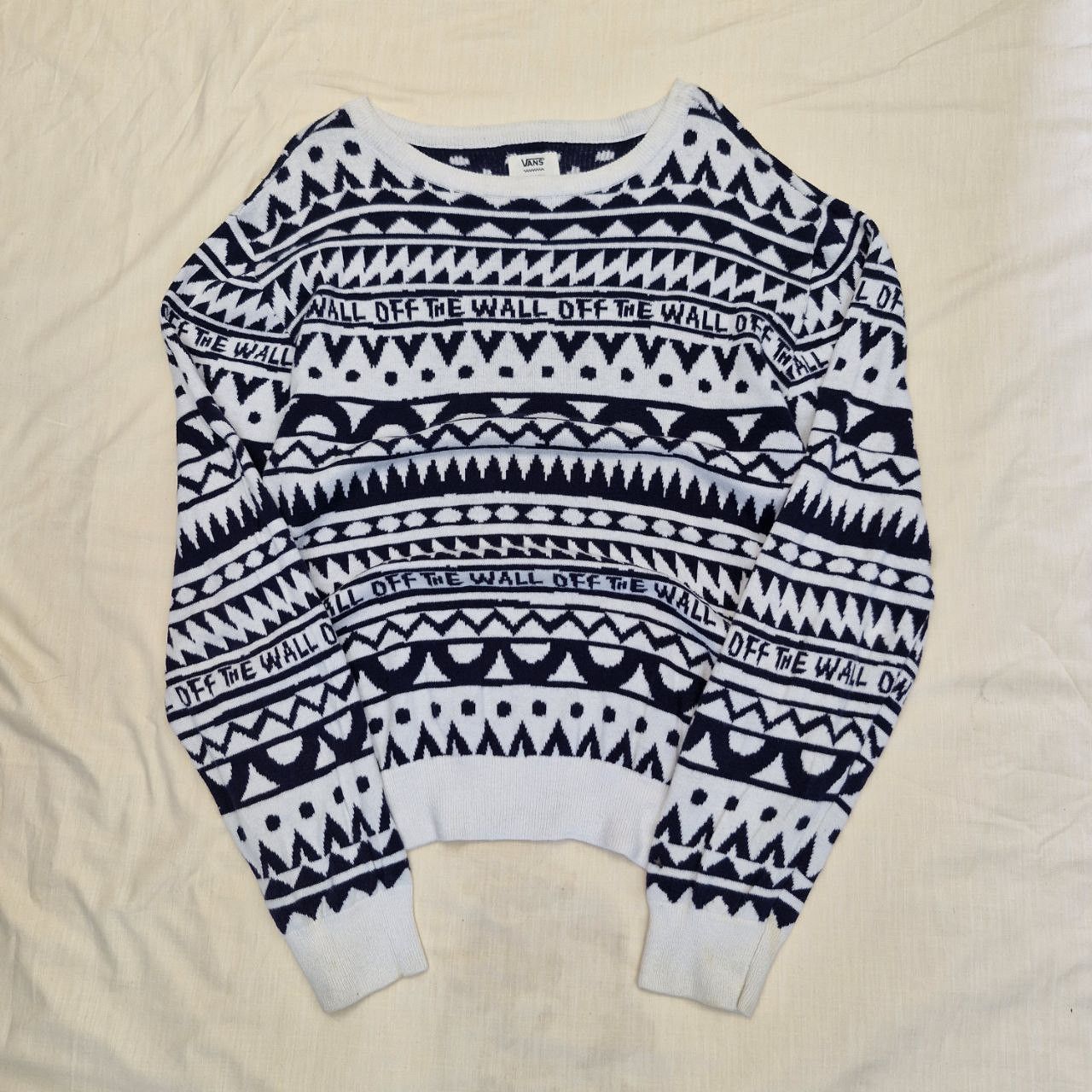 Vans × Vintage Vans Sweater Geometric Size US L / EU 52-54 / 3 - 1 Thumbnail