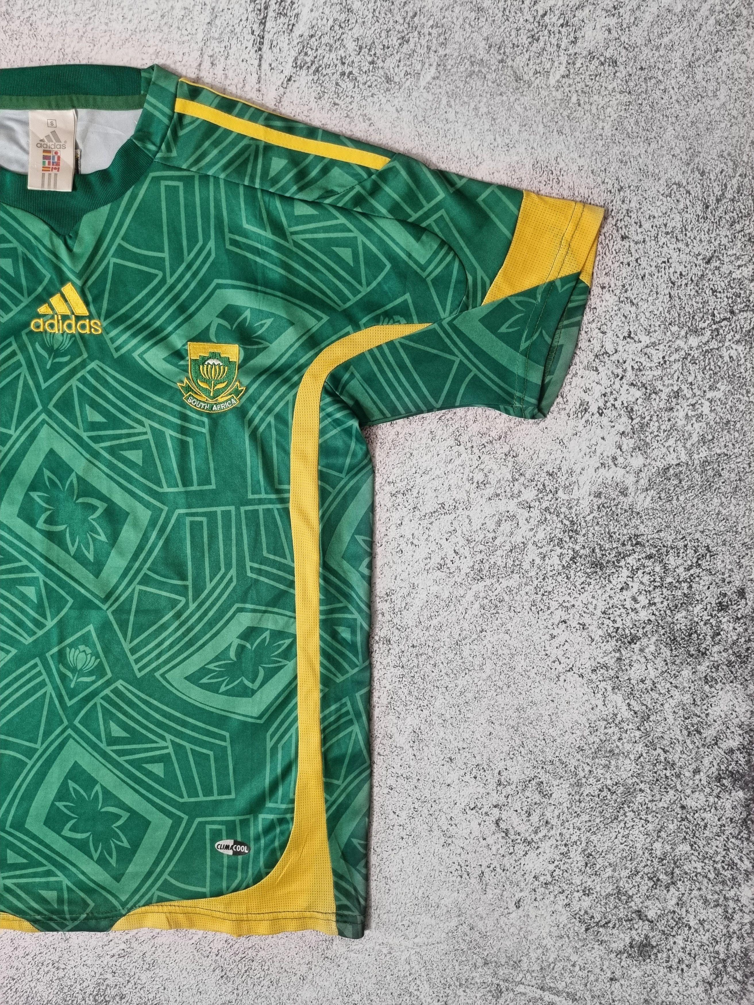 Adidas South Africa 2002/04 Home Shirt Adidas Vintage Jersey Size US S / EU 44-46 / 1 - 5 Thumbnail