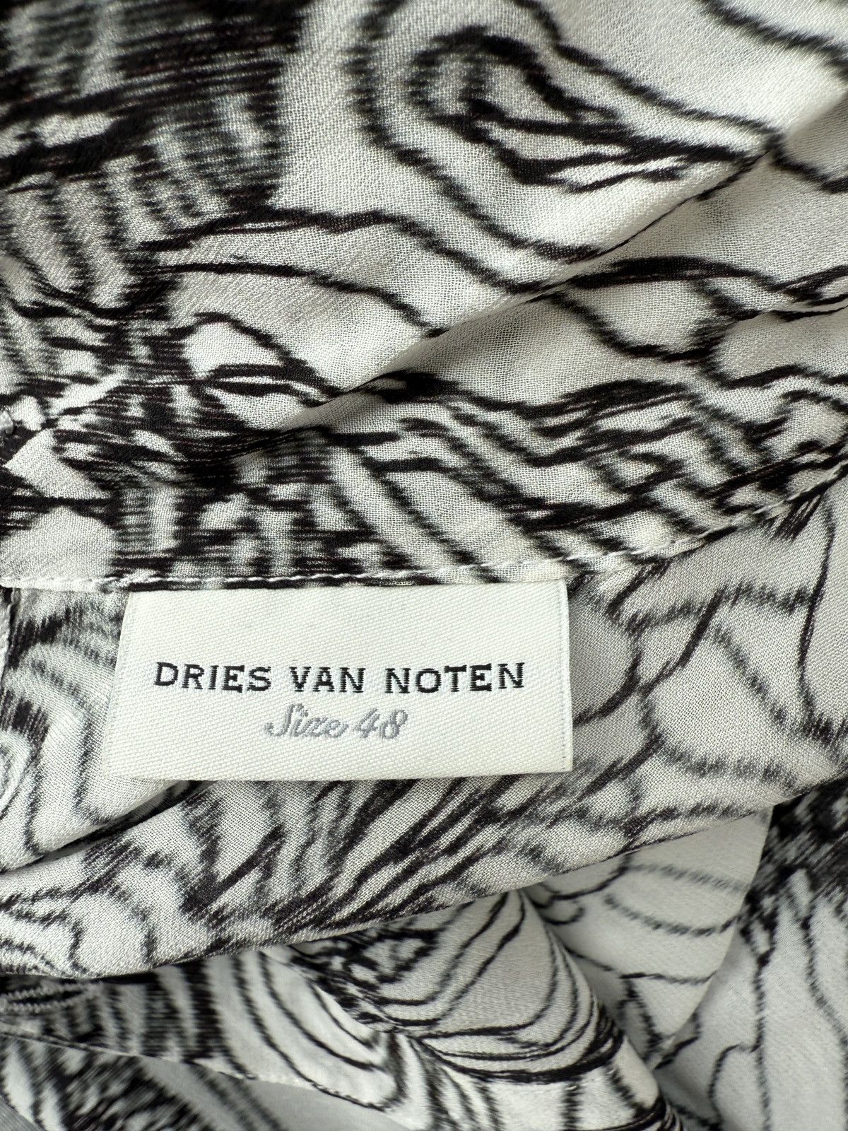 Dries Van Noten Dries Van Noten White Conti Turtleneck Size US M / EU 48-50 / 2 - 5 Thumbnail