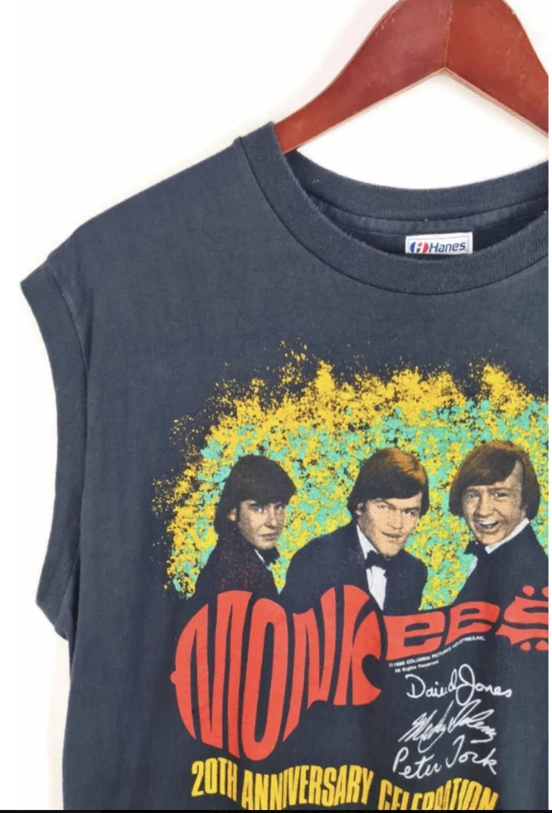 Vintage Hanes vintage monkees band 20th anniversary t shirt faded XL Size US XL / EU 56 / 4 - 2 Thumbnail