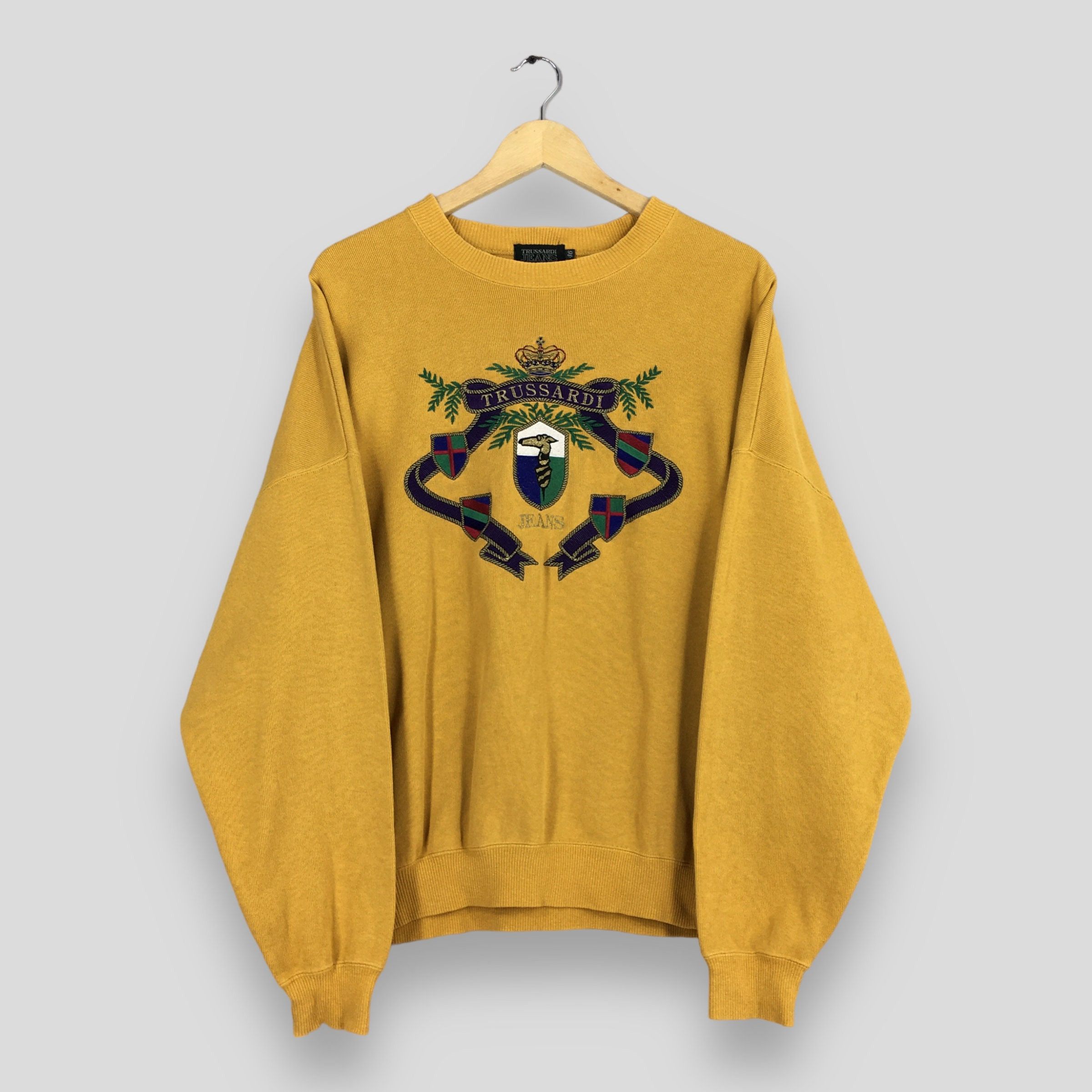 Trussardi Vintage Trussardi Jeans Crewneck Sweatshirt XLarge Size US XL / EU 56 / 4 - 1 Thumbnail
