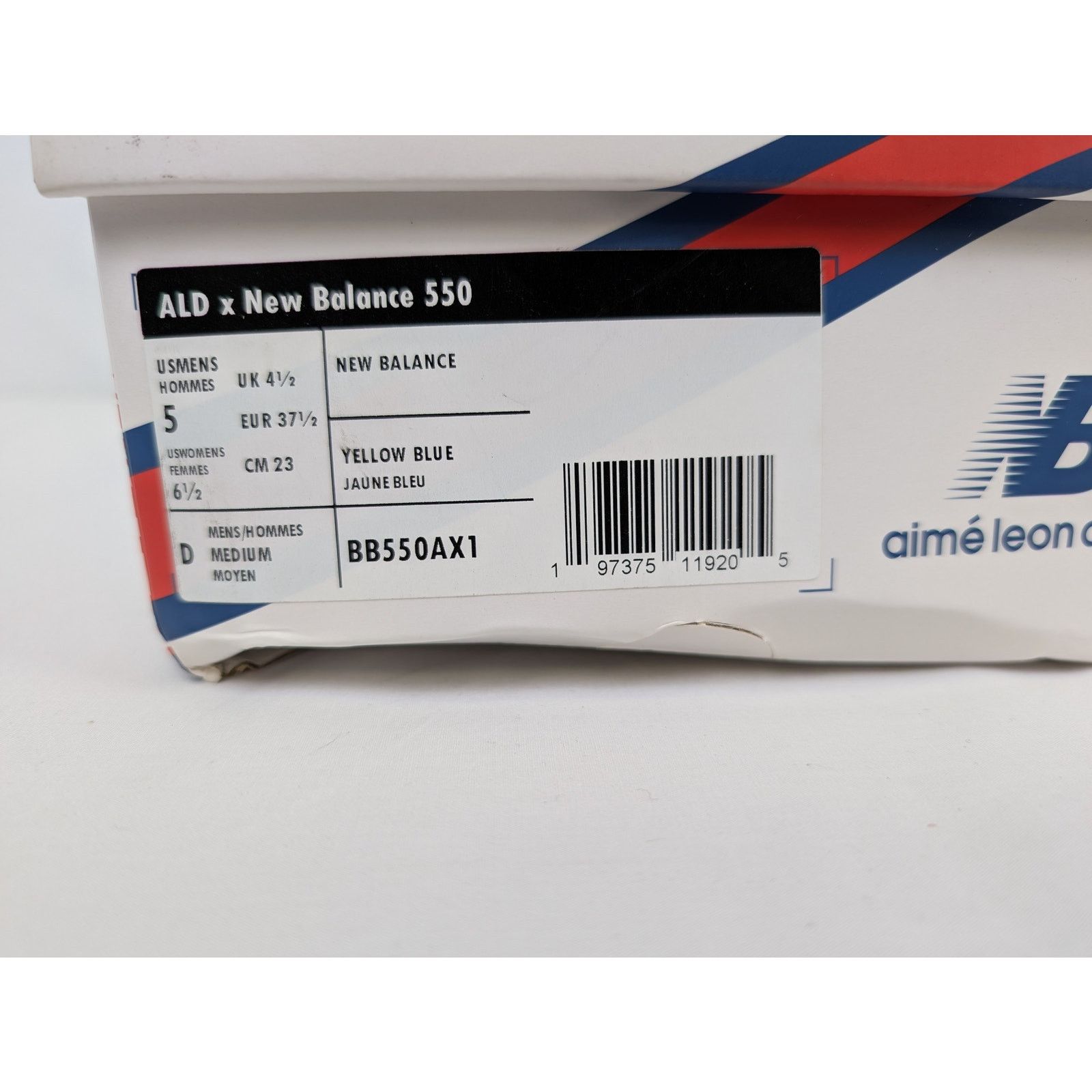 Aime Leon Dore × New Balance o1rshd1 Unisex Masaryk Community Gym 550 Sneakers in Yellow Size US 5 / EU 37 - 14 Thumbnail