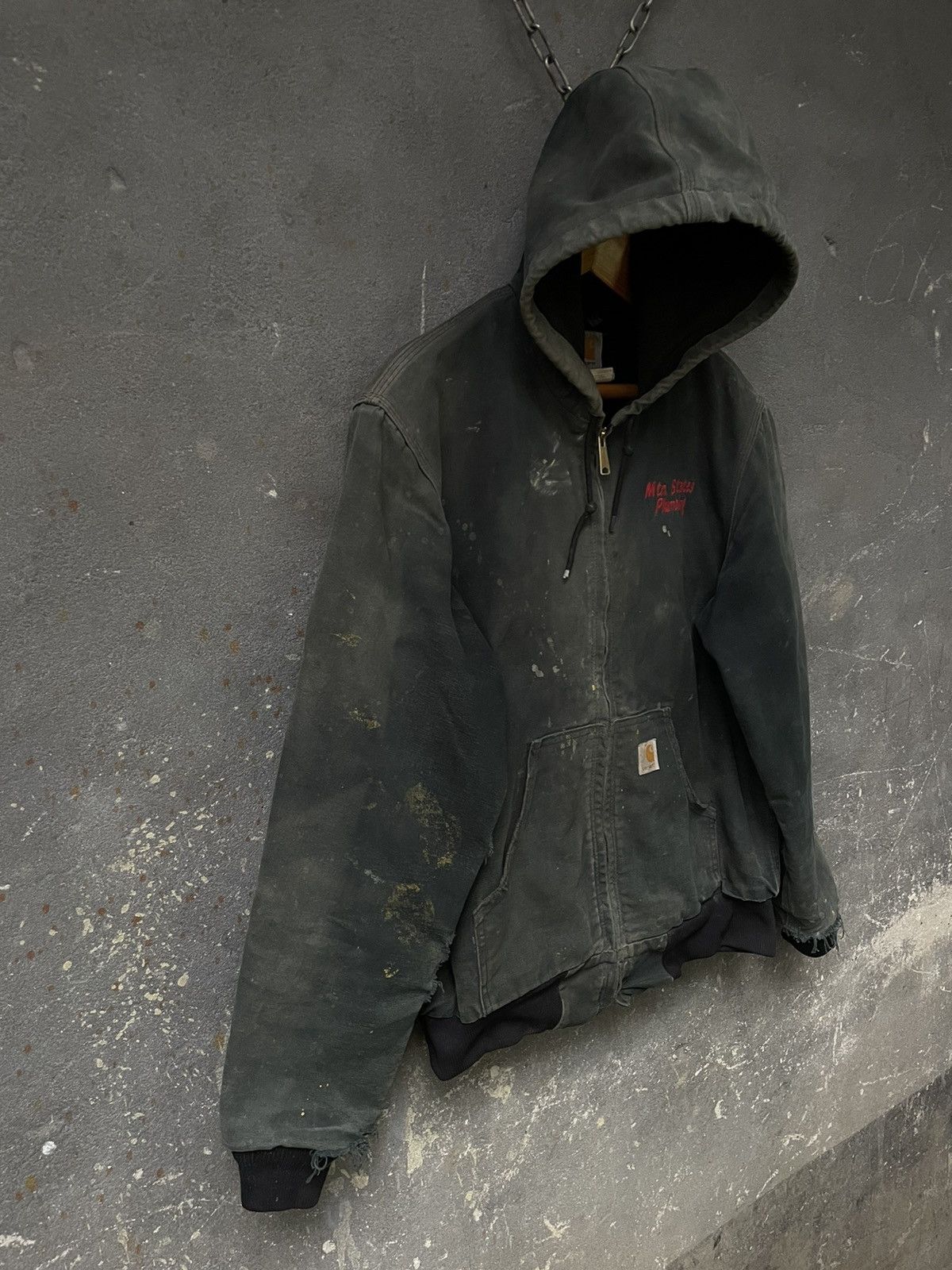 Carhartt Carhartt Active Jacket 90’s Distressed Faded Boxy Fit RARE Size US M / EU 48-50 / 2 - 3 Thumbnail