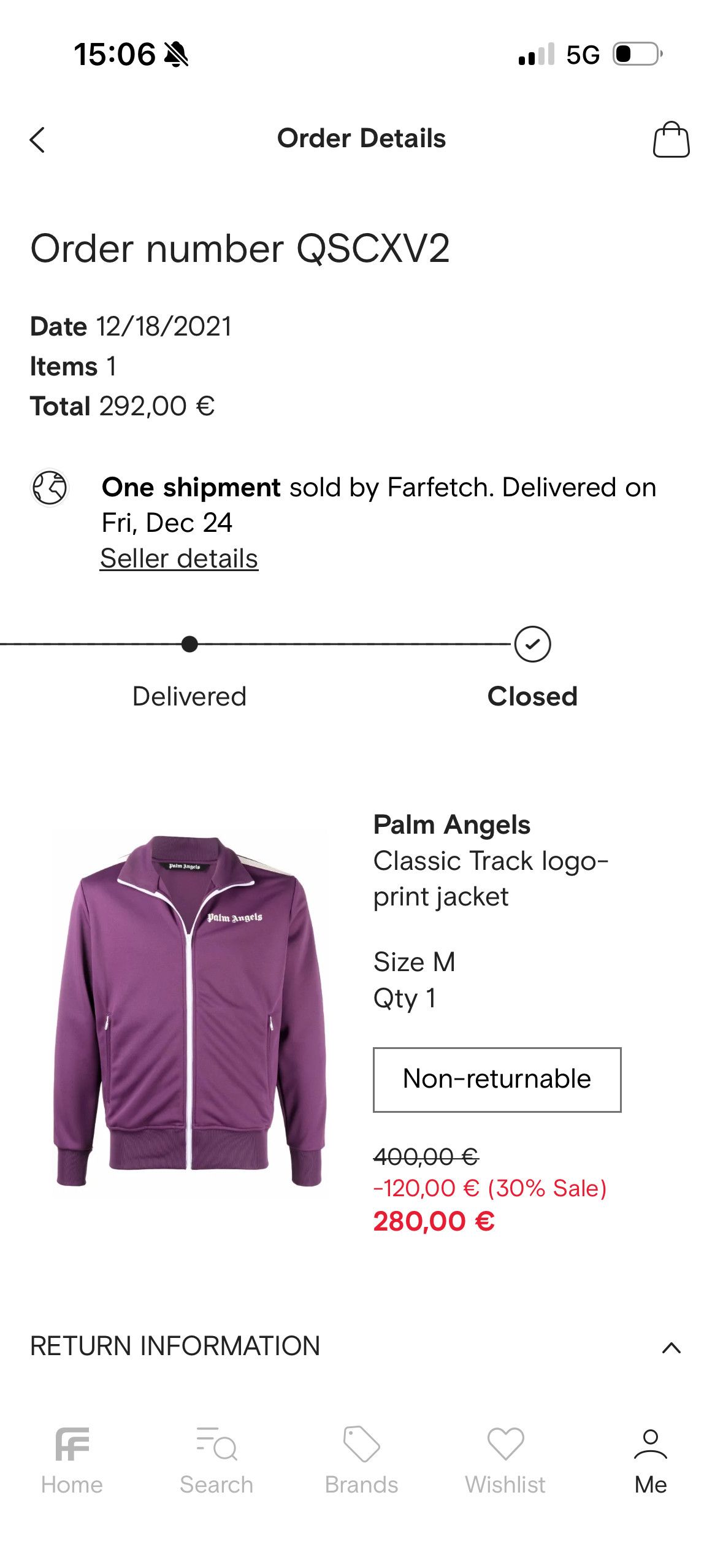 Palm Angels Palm Angels Classic Track logo-print Jacket Size US M / EU 48-50 / 2 - 8 Thumbnail
