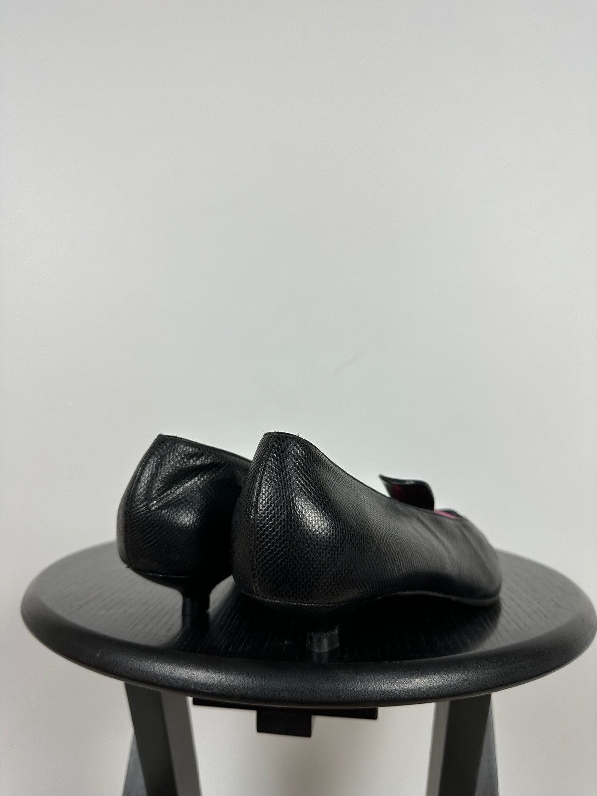 Gucci Vintage Gucci Tom Ford Black Leather Heels Size US 7.5 / IT 37.5 - 5 Thumbnail