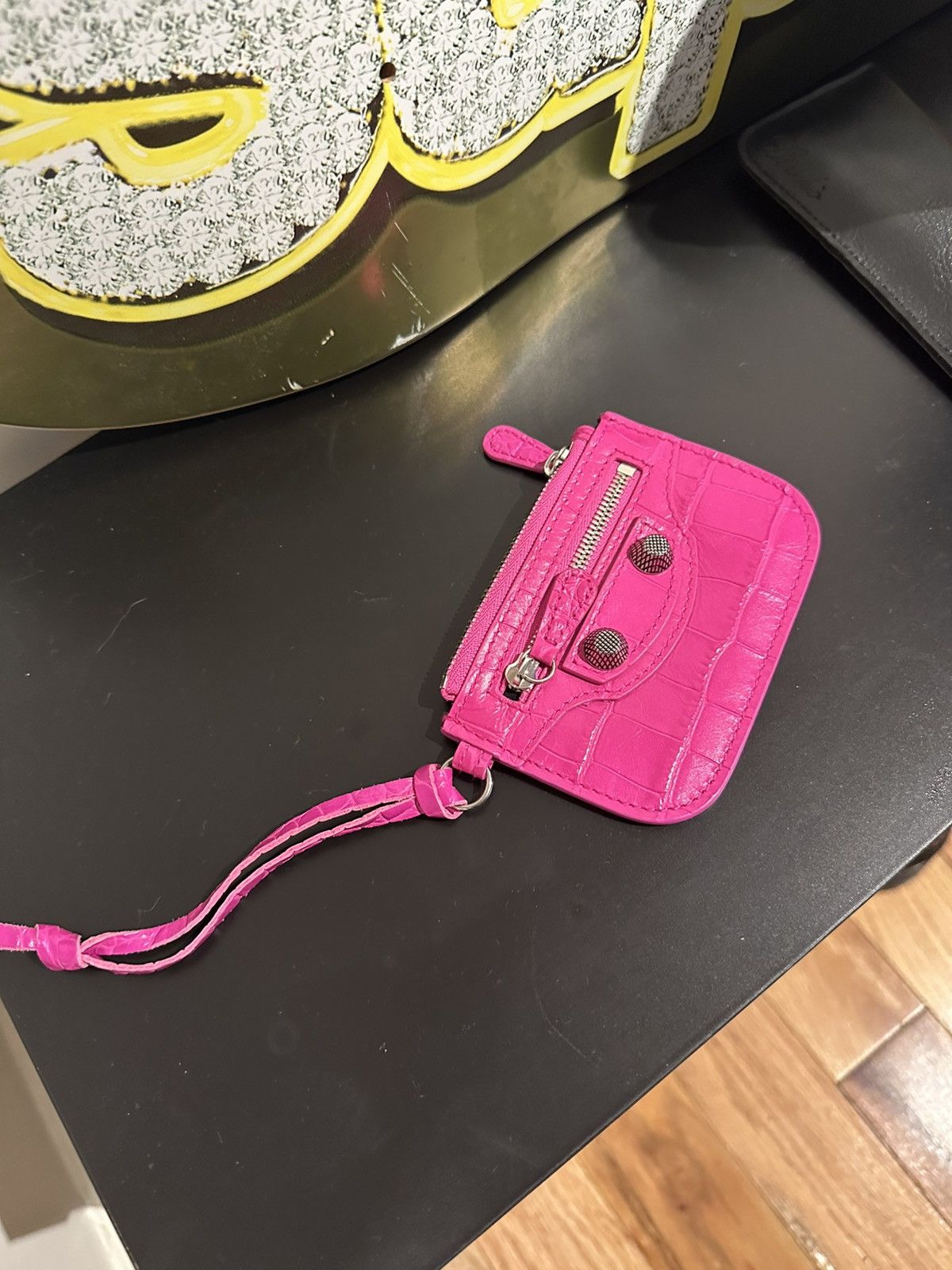 Balenciaga Balenciaga Le cagole crocodile coin purse | Grailed