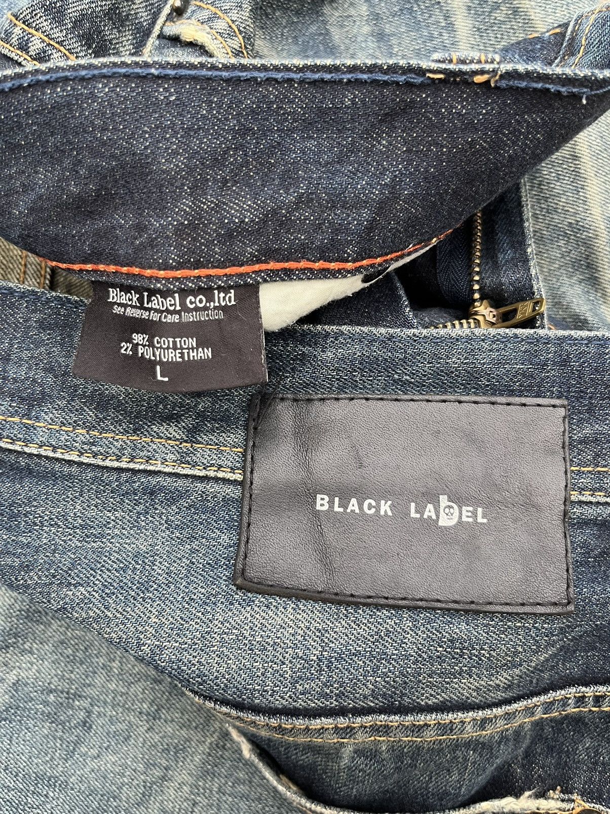 Japanese Brand × Le Grande Bleu (L.G.B.) Vintage Japanese Brand Mud Faded Washed Distressed Jeans Size US 35 - 8 Thumbnail