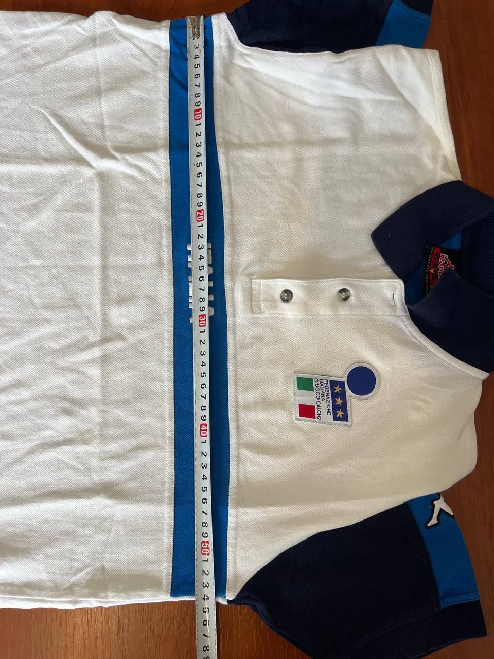 Kappa 1998/2000 ITALY(ITALIA) TEAM RARE SOCCER FOOTBALL POLO SHIRT Size US L / EU 52-54 / 3 - 15 Thumbnail