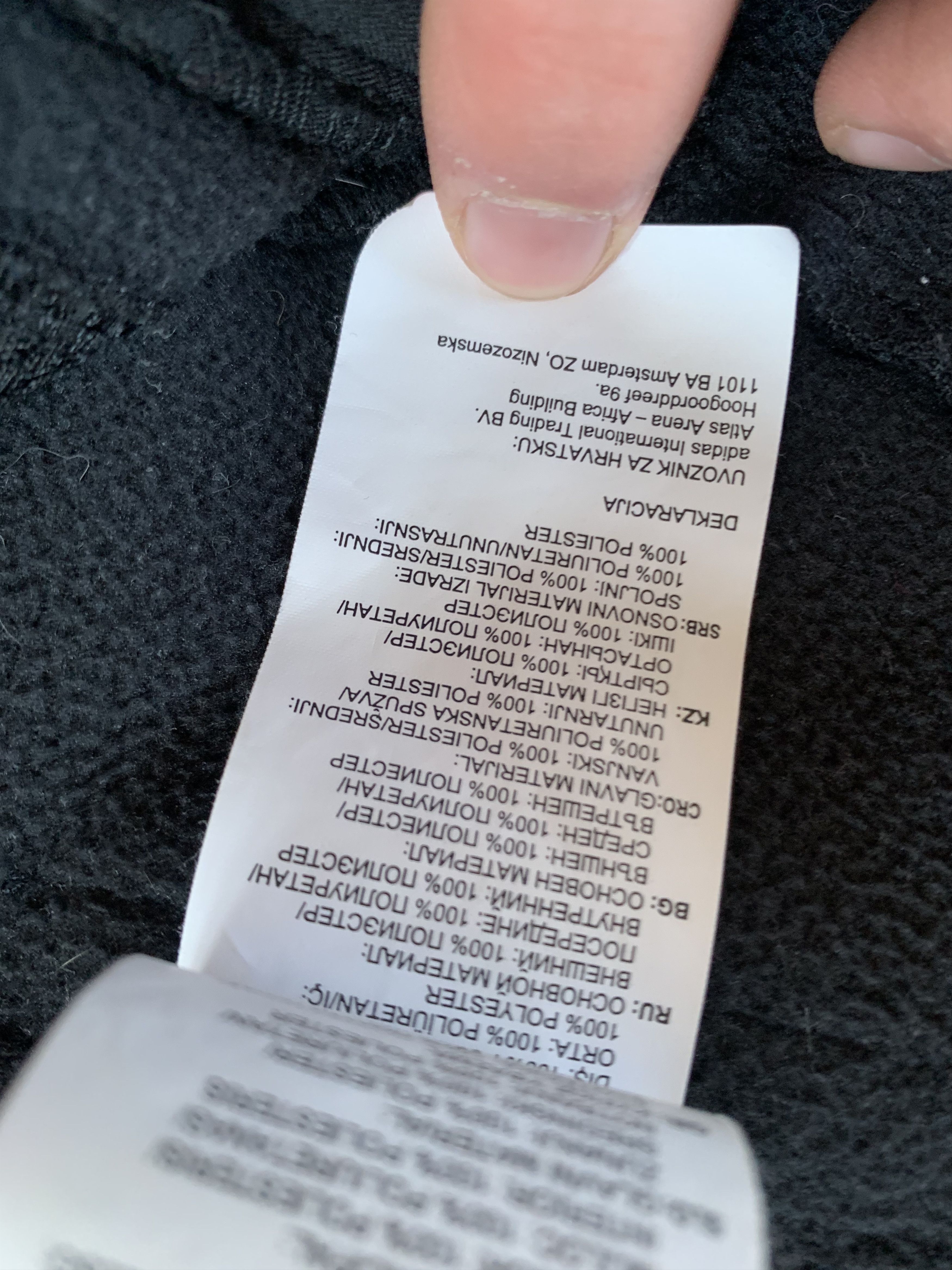 Reebok × Vintage Reebok Womens Black Softshell Trackking Pants Size 26" / US 2 / IT 38 - 7 Thumbnail