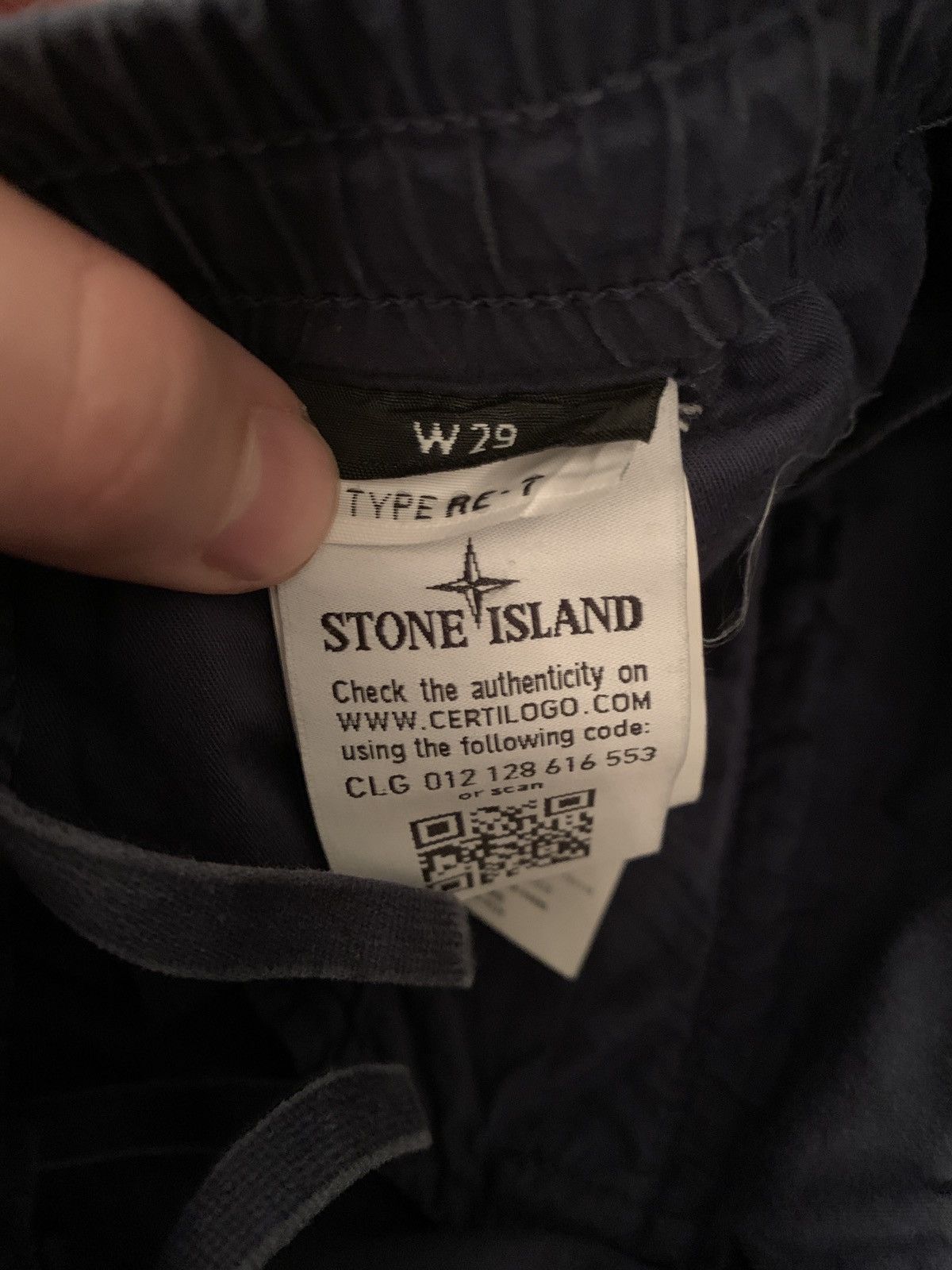 Stone Island Navy blue stone Island cargo pants re-t Size US 29 - 4 Thumbnail