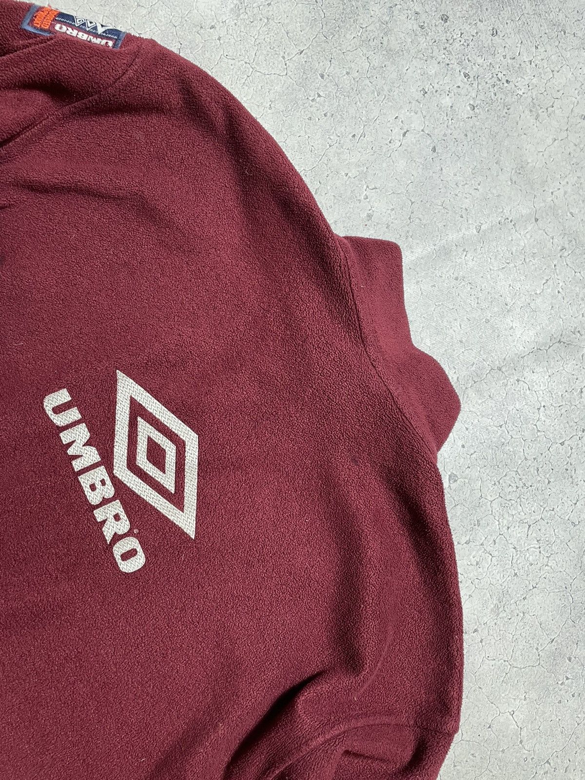 Umbro Vintage 90s Umbro Big Logo Retro Fleece Jacket Y2K Size US XL / EU 56 / 4 - 10 Thumbnail